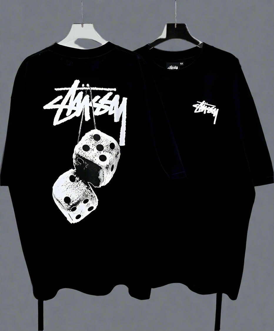 Stussy POM, Casual T-shirt, Unisex