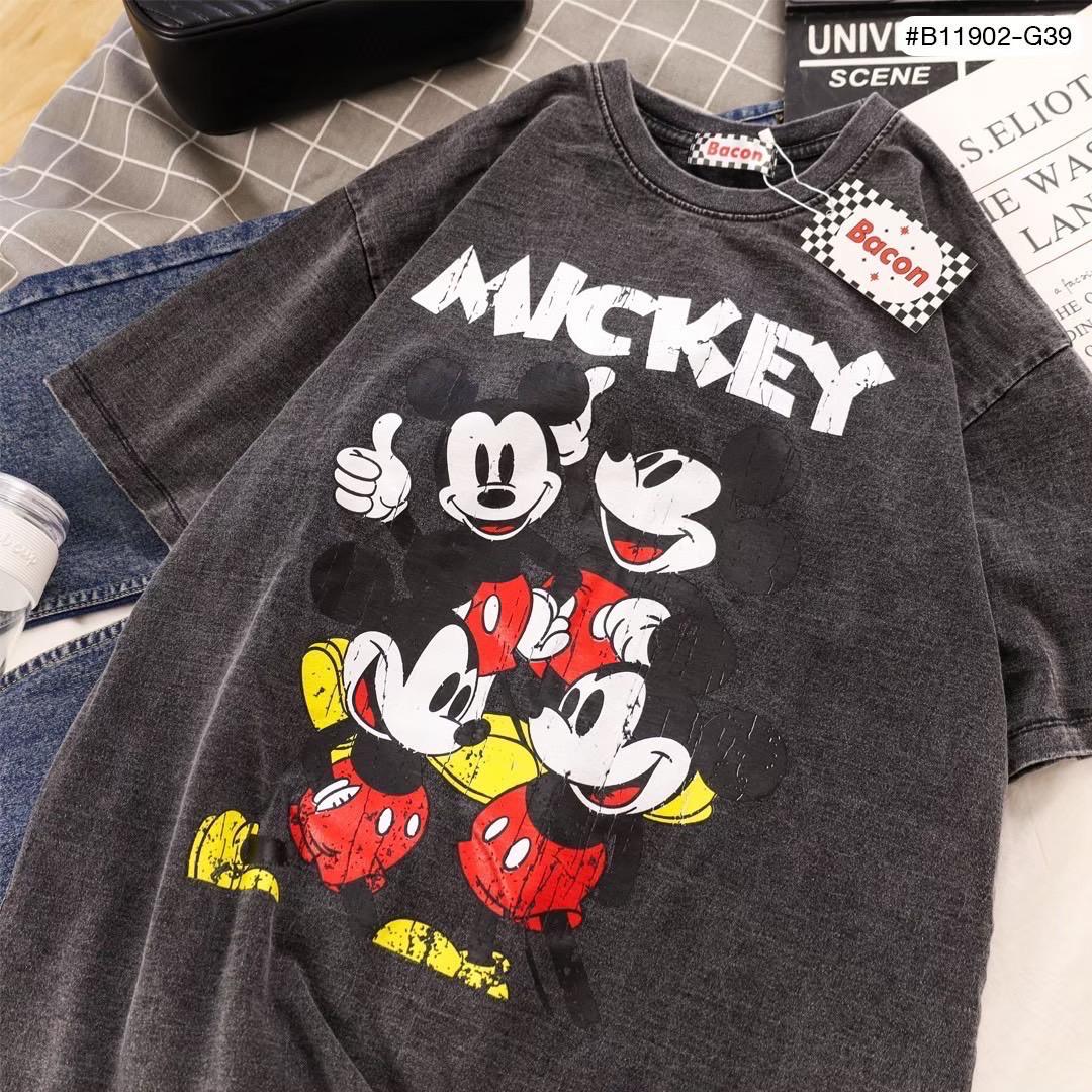 Mickey Mouse, Acid Wash, Unisex