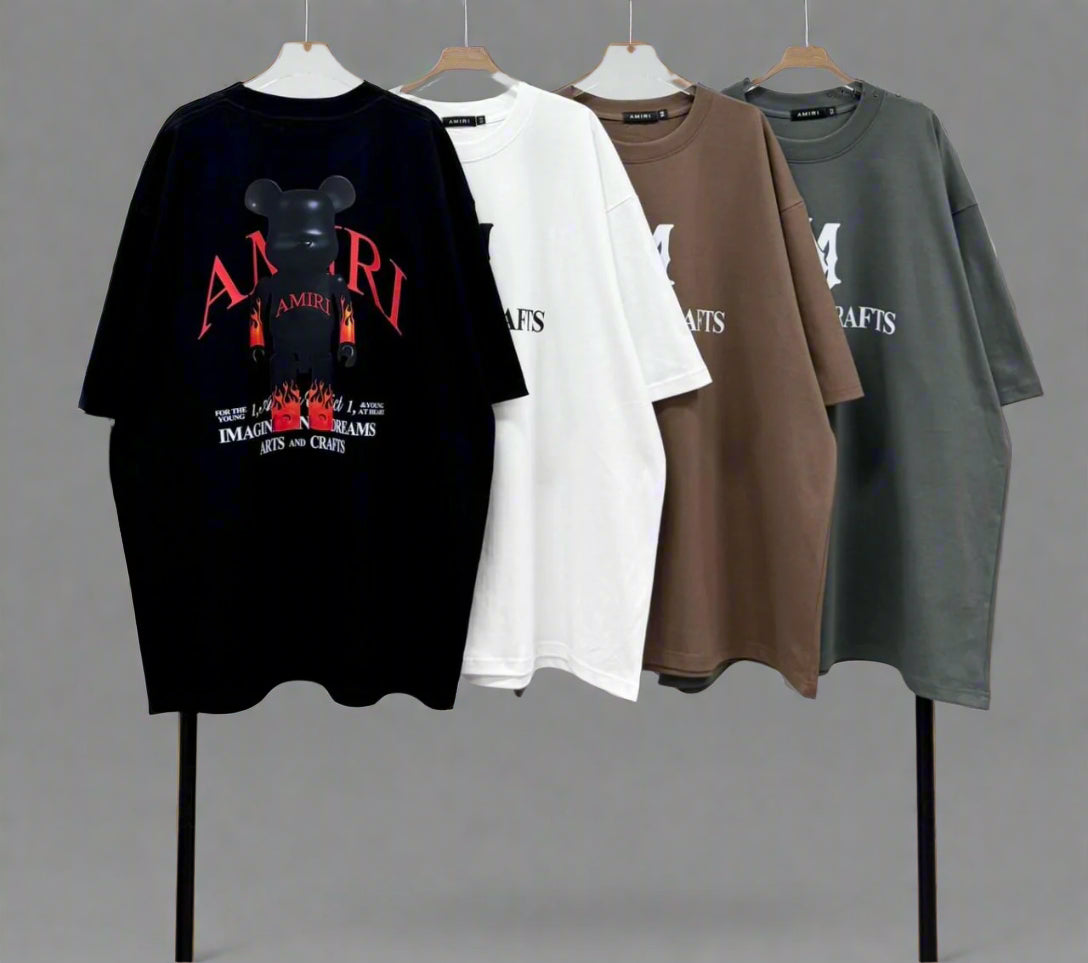 Amiri POM, Casual T-shirt, Unisex