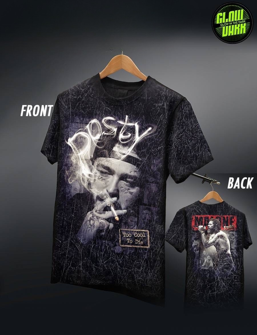Post Malone Stone Wash, Unisex (Glow in the Dark)