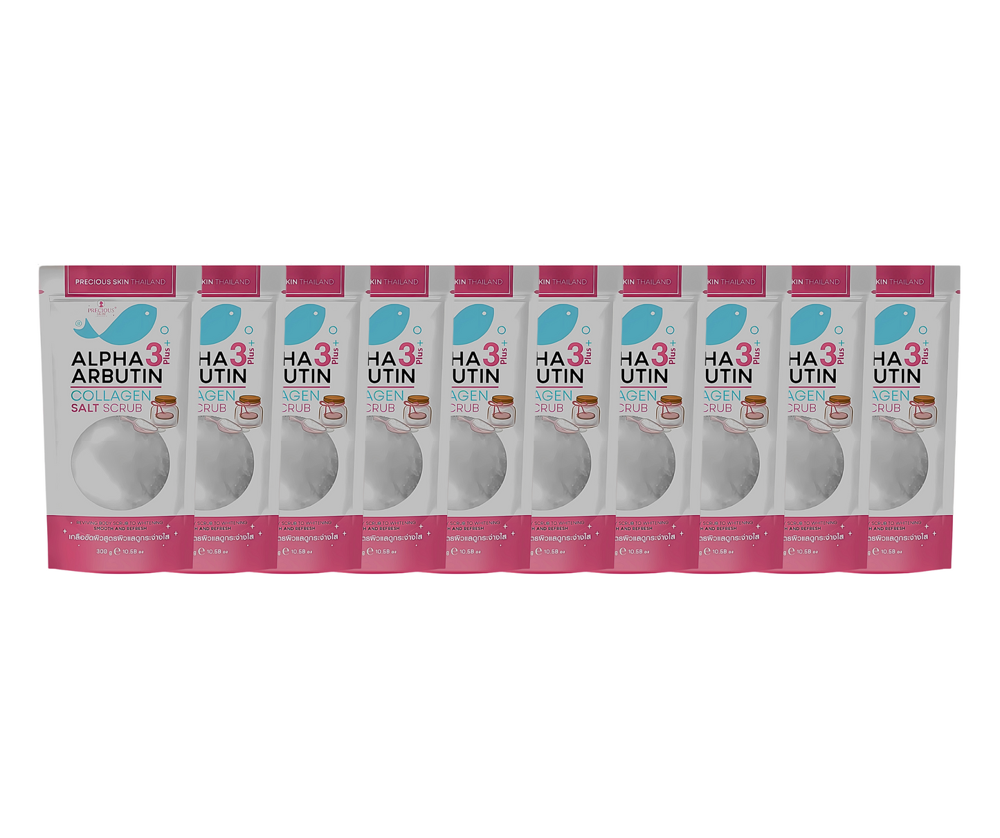 Precious Skin Alpha 3plus Arbutin Collagen Salt Scrub