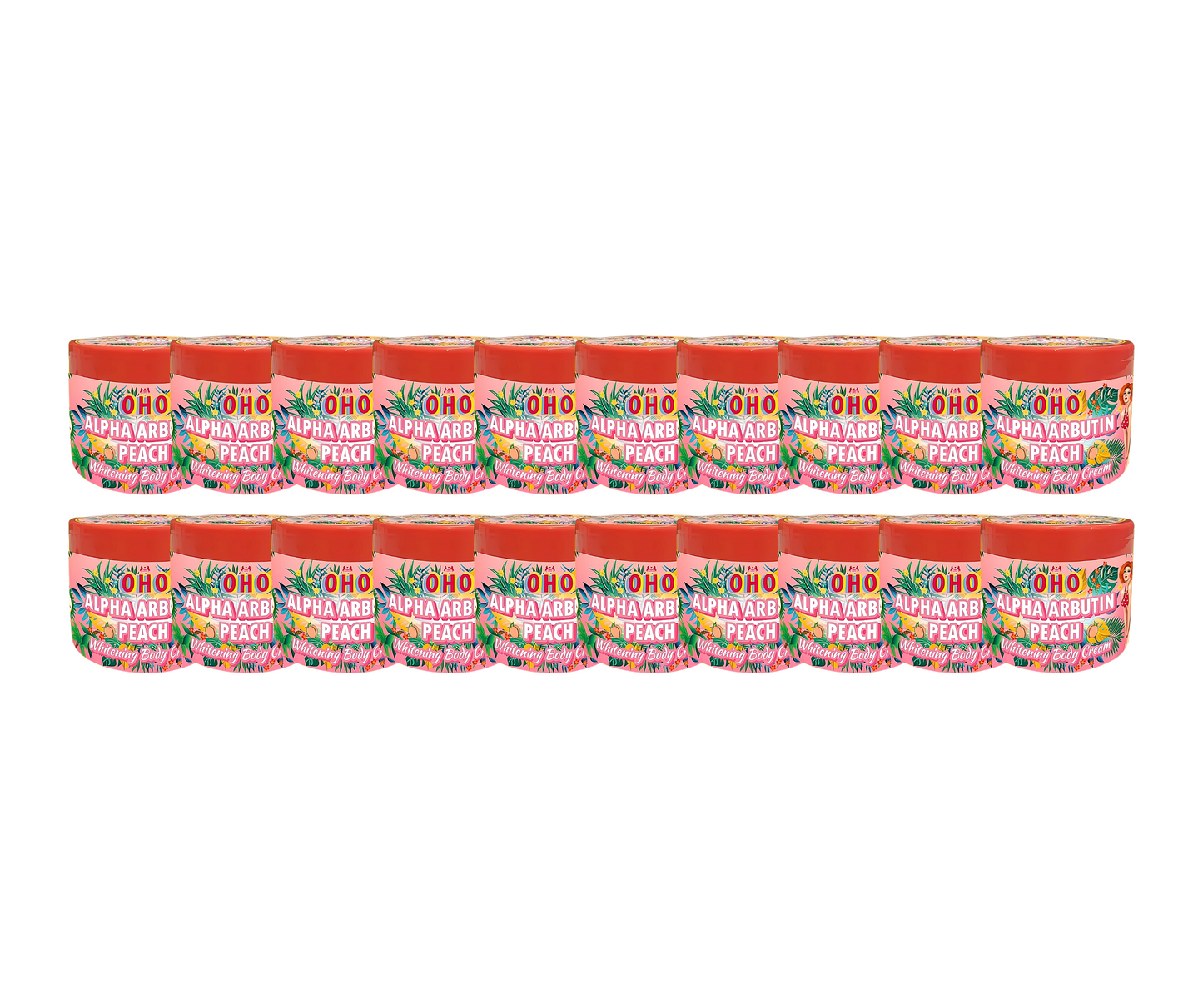 OHO Alpha Arbutin Peach Whitening Body Cream