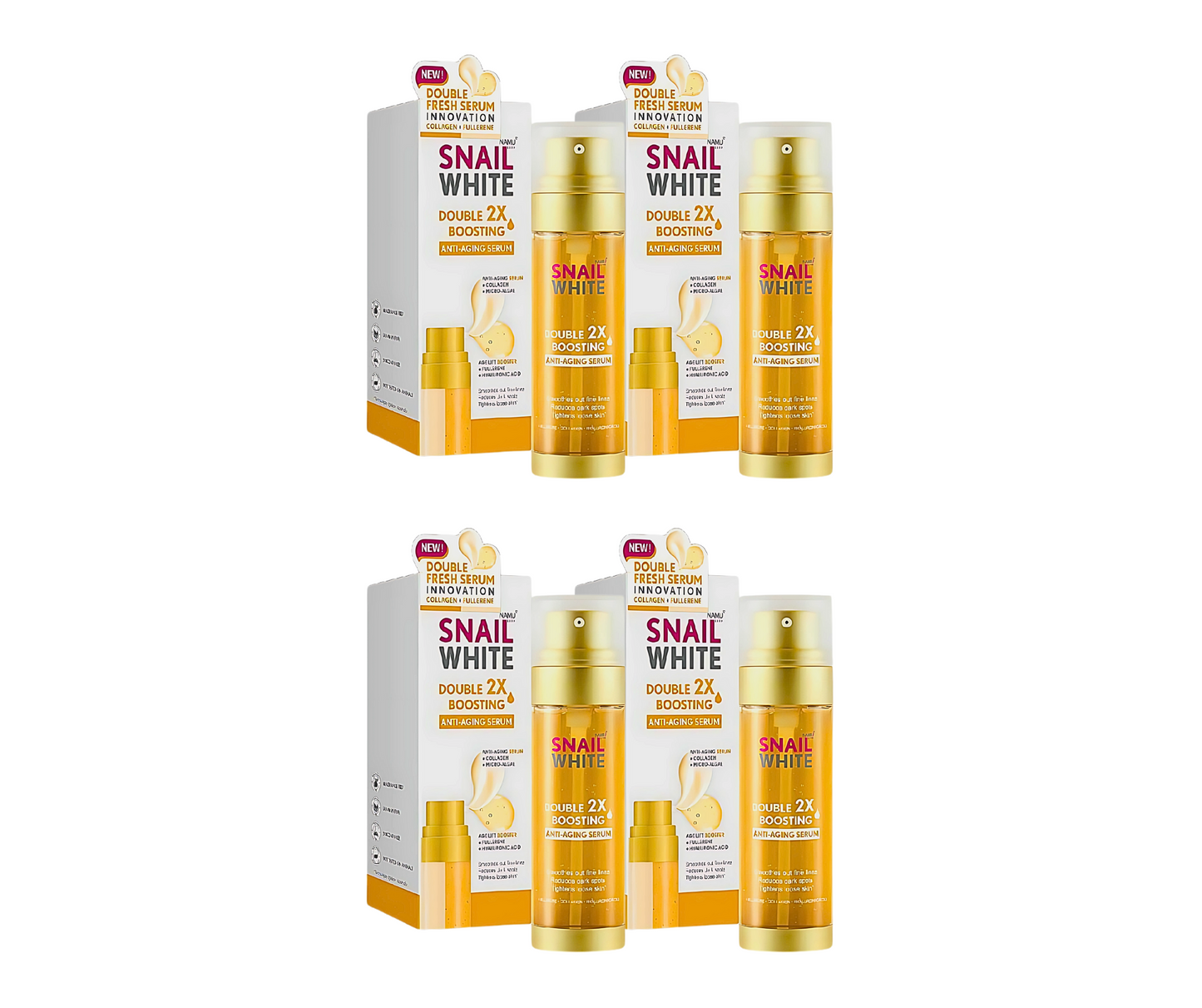 Snail White Double 2x Boosting Anti-Aging Serum