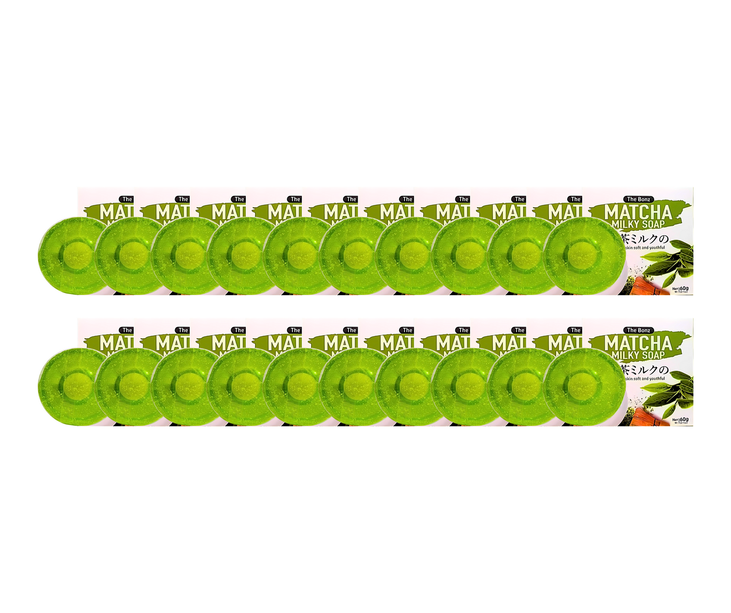 The Bonz Matcha Milky Soap