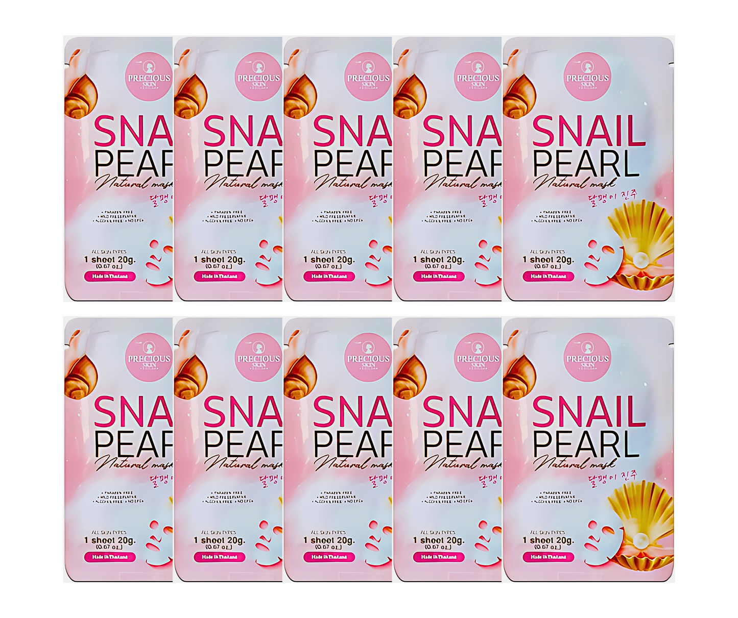 Precious Skin Snail Pearl Natural Mask