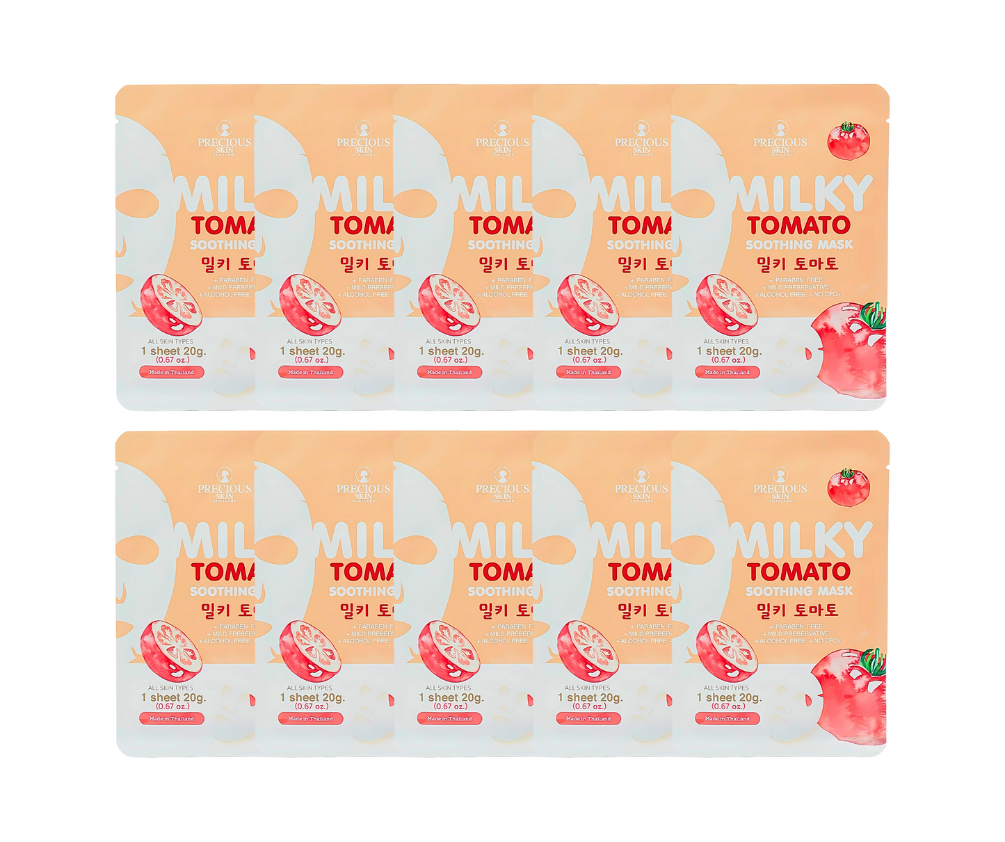 Precious Skin Milky Tomato Soothing Mask