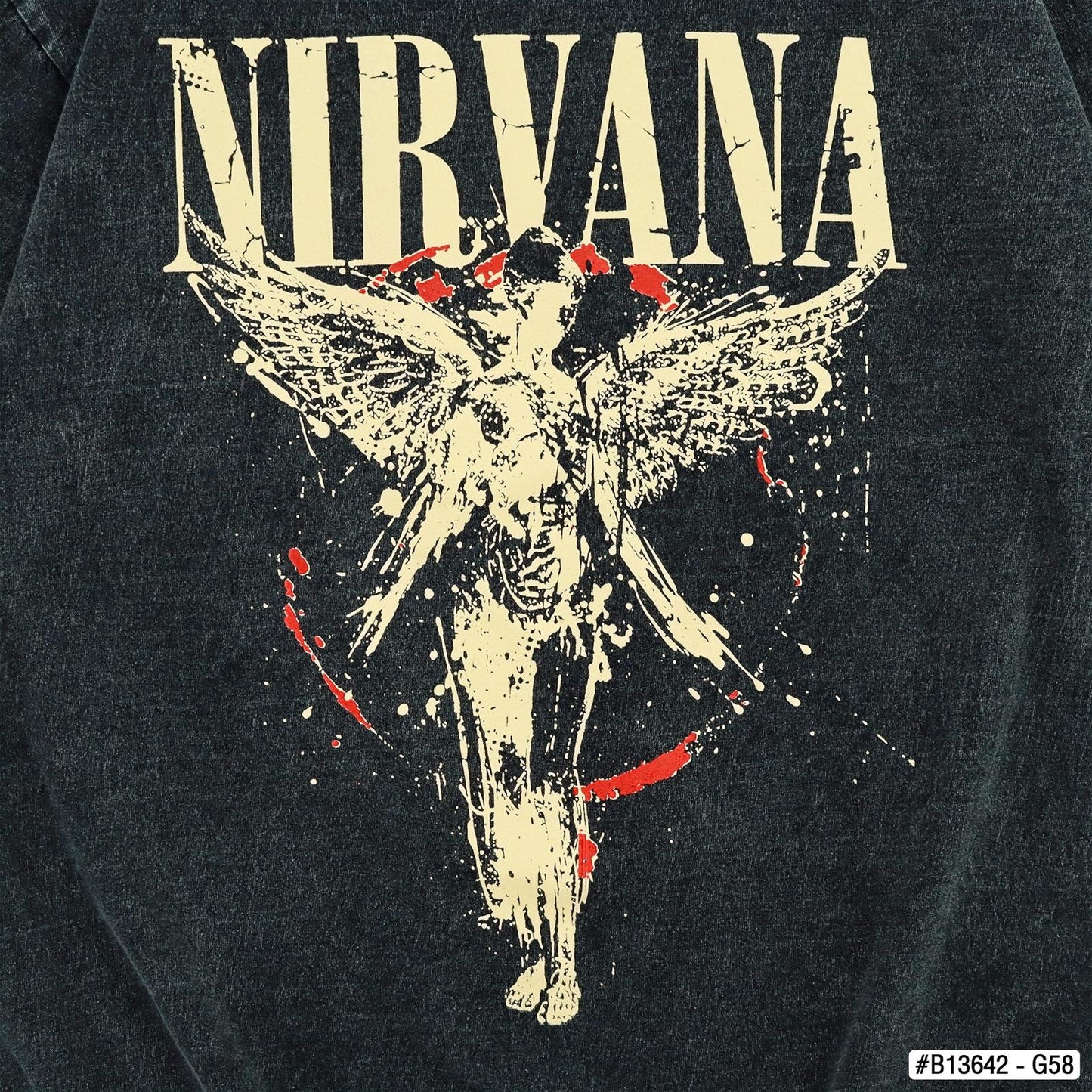 Nirvana , Acid Wash, Unisex