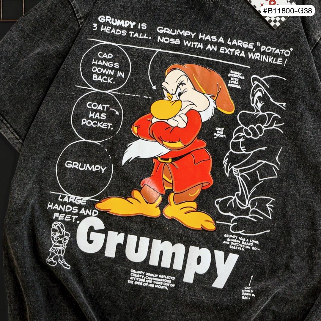 Grumpy, Acid Wash, Unisex