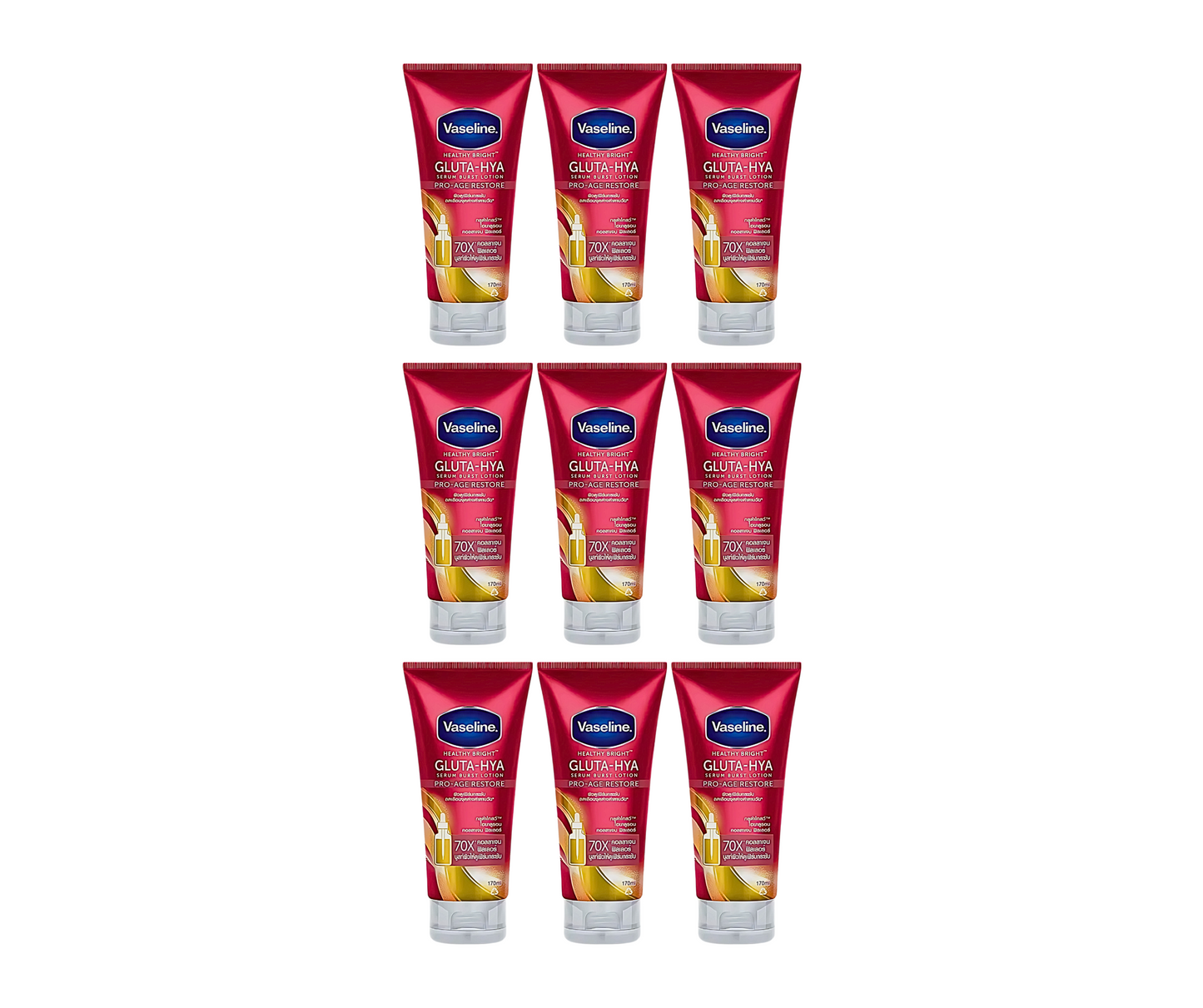 Vaseline Gluta-Hya Serum Burst Lotion Pro Age Restore