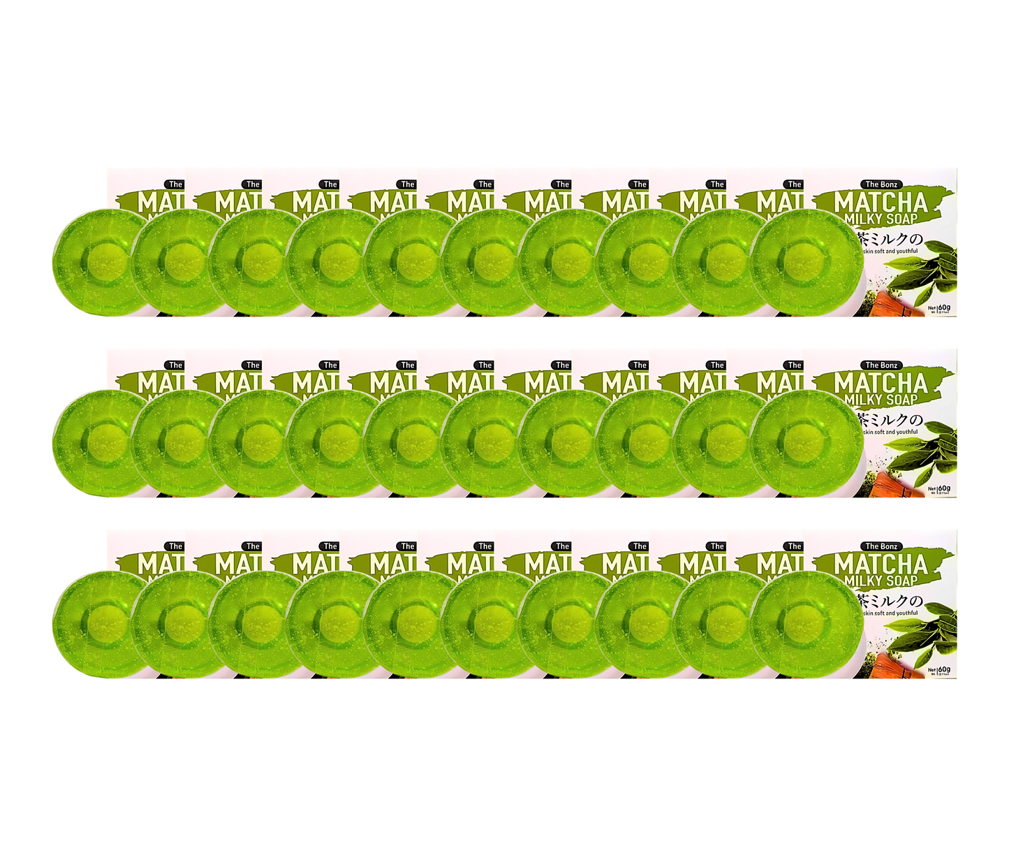 The Bonz Matcha Milky Soap