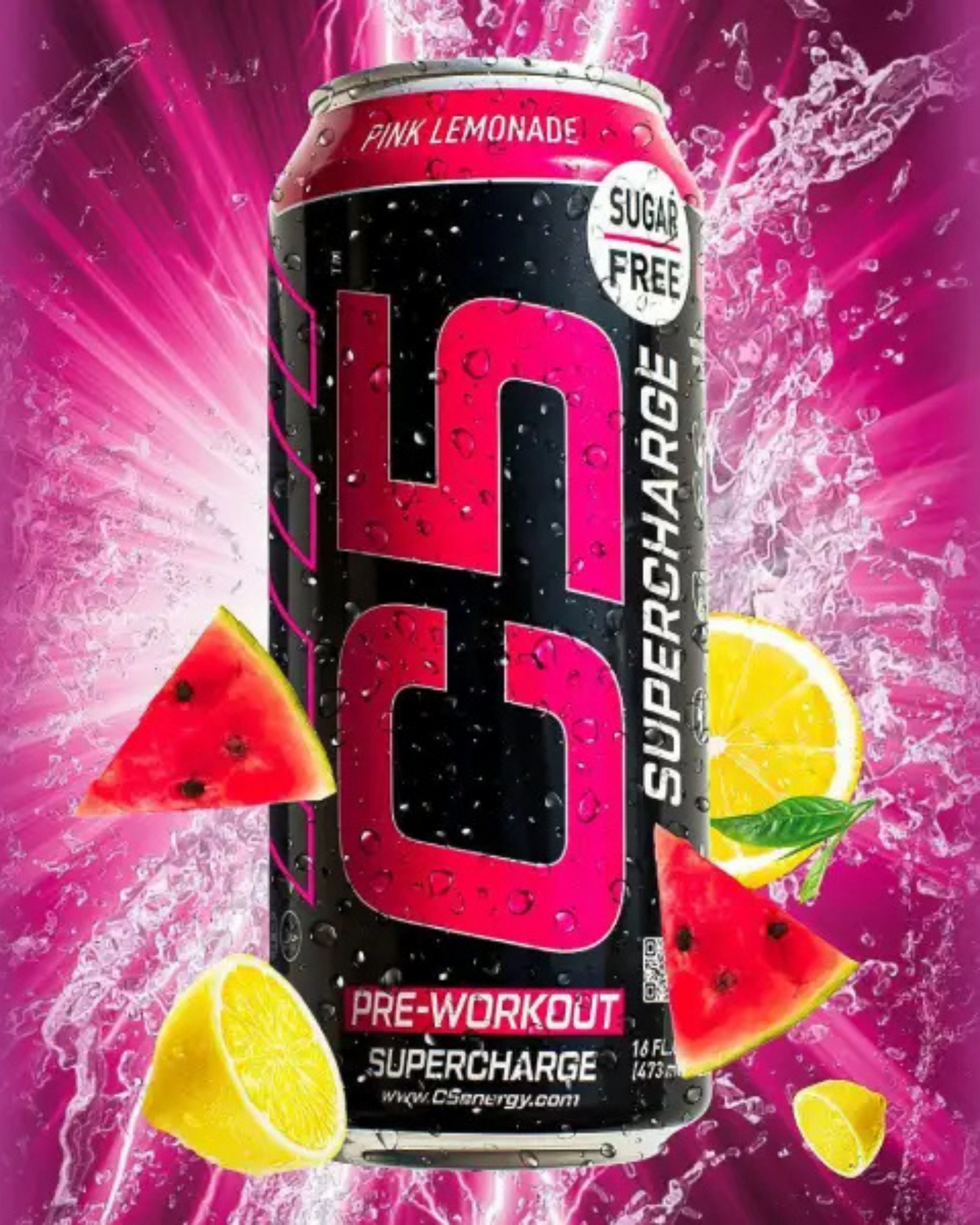 C5 Pre-Workout Supercharge Energy Drink 473ml