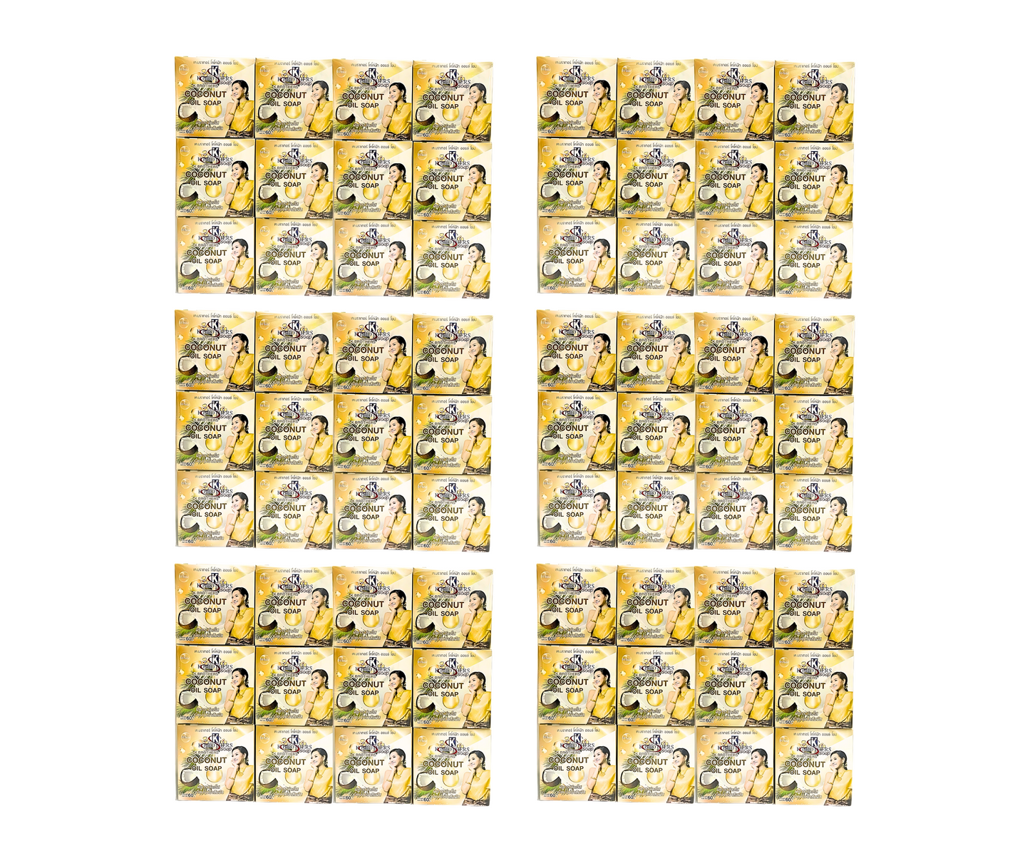 K Brothers Coconut Oil Soap x12, 60g