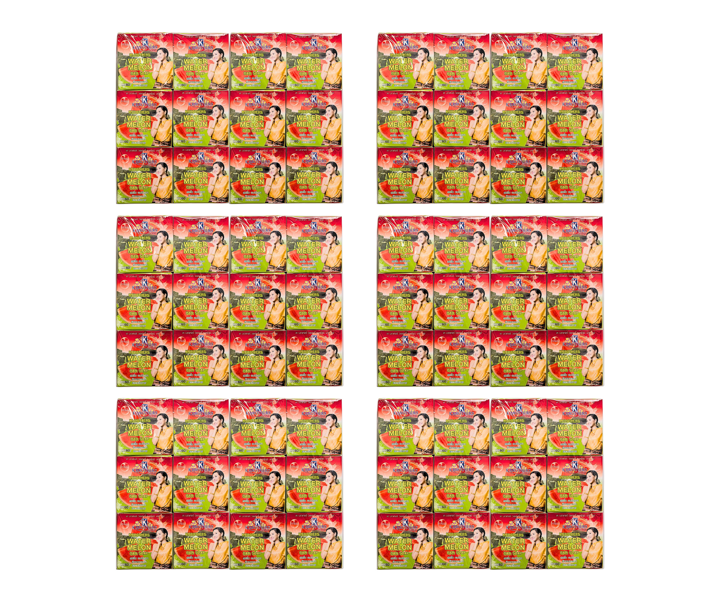 K Brothers Watermelon Bar Soap x12, 60g