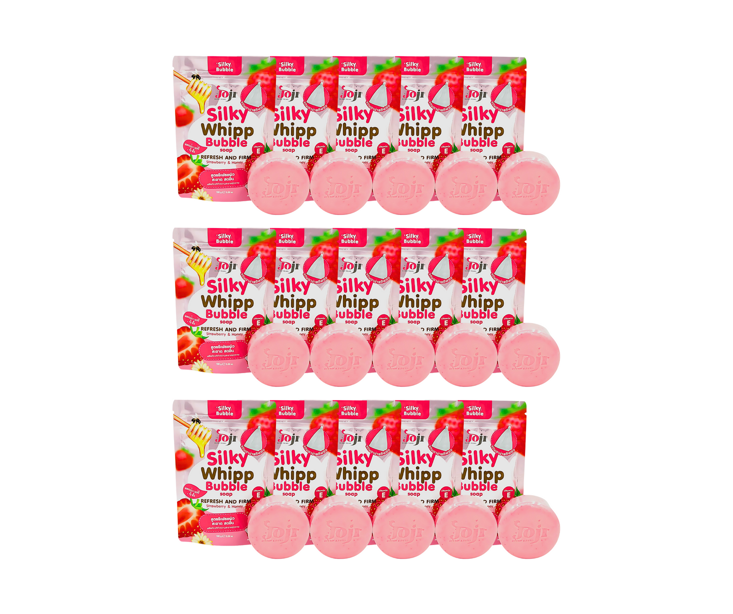 Joji Secret Young Silky Whipp Bubble Soap Refresh & Firm Strawberry & Honey