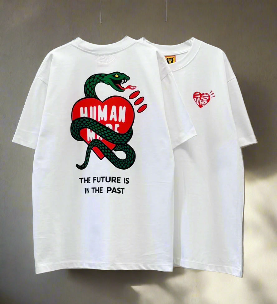 Human Made (Snake) POM, Casual T-shirt, Unisex
