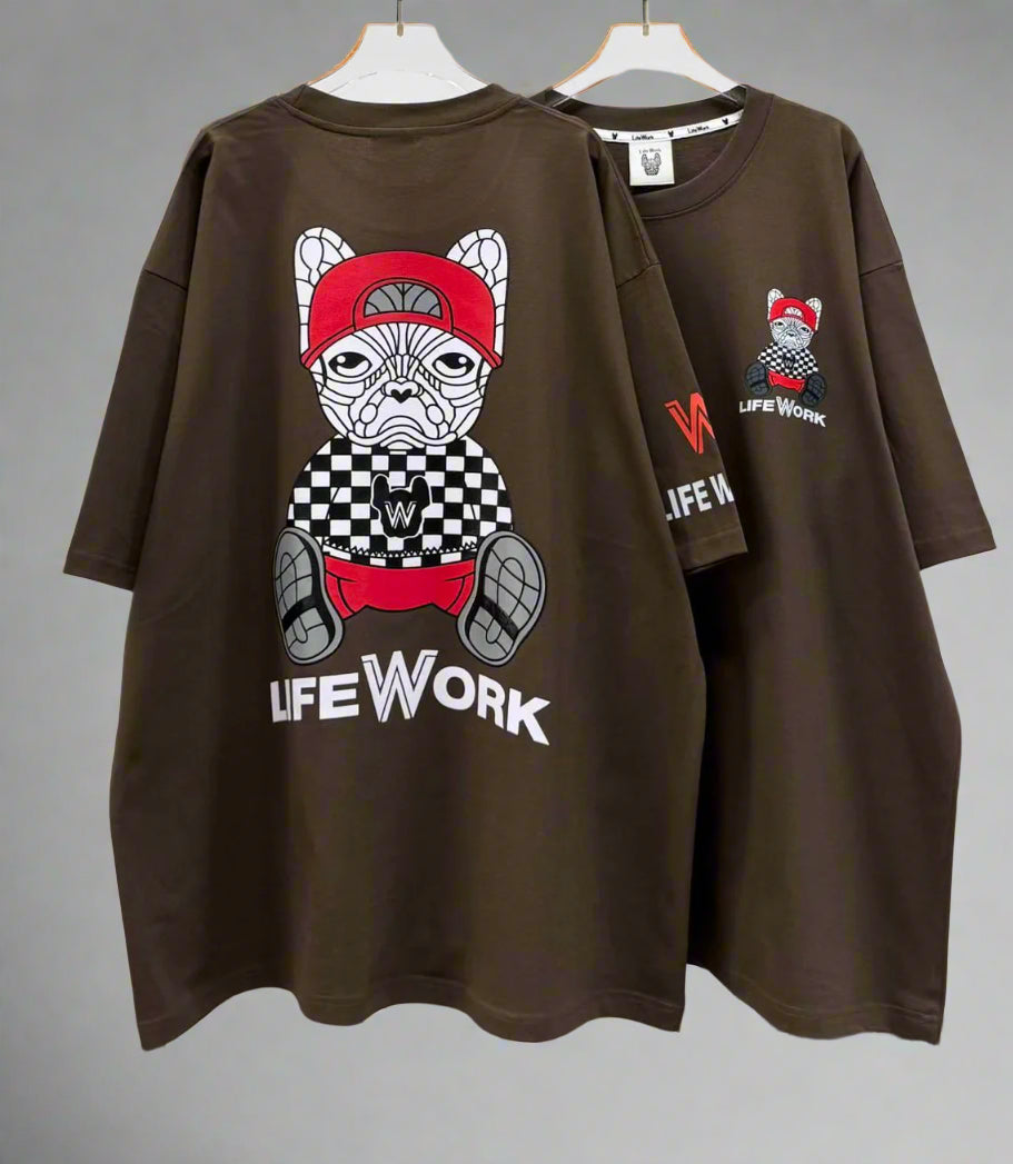 Life Work POM, Casual T-shirt, Unisex