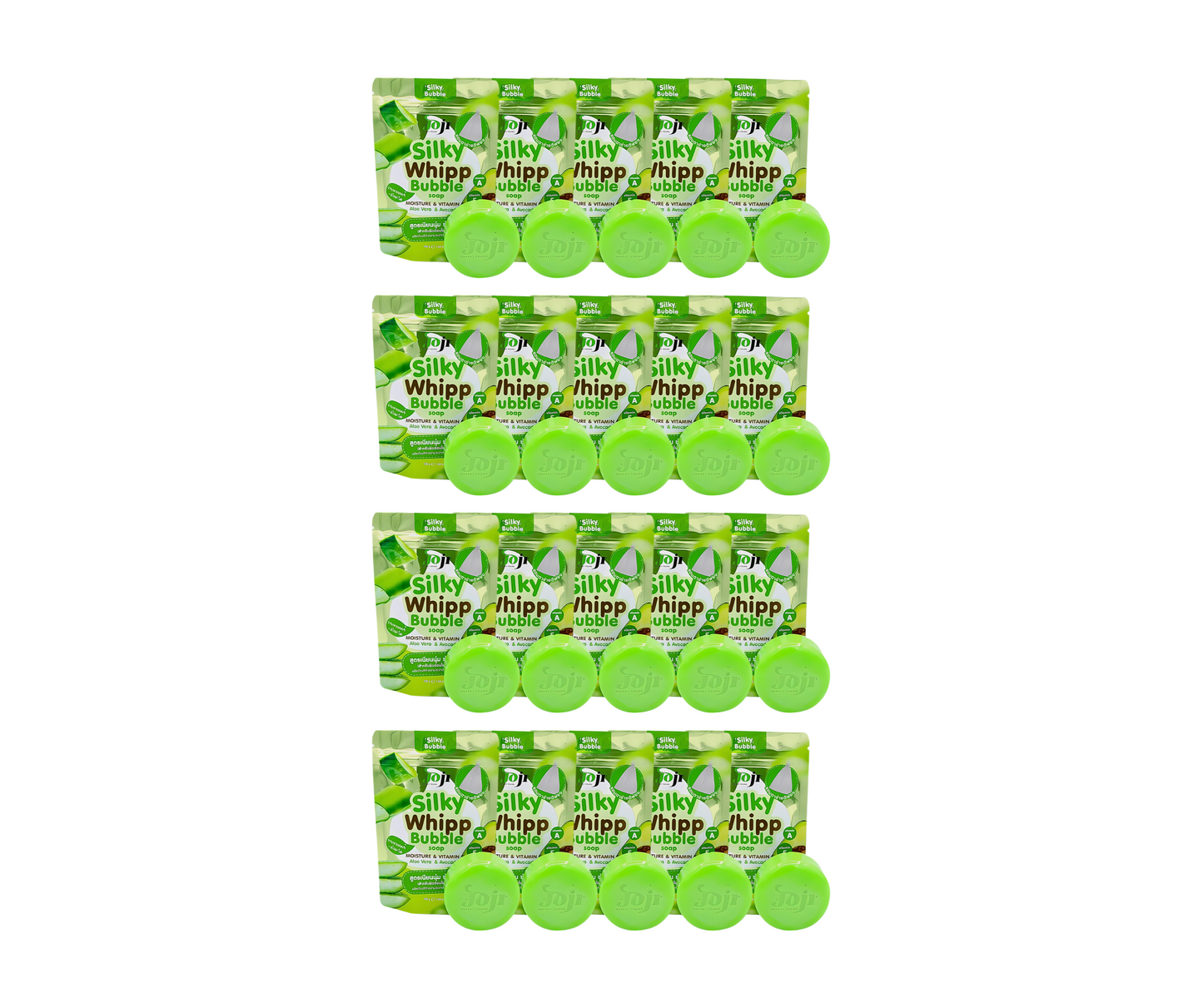 Joji Secret Young Silky Whipp Bubble Soap Moisture & Vit E Aloe Vera & Avocado