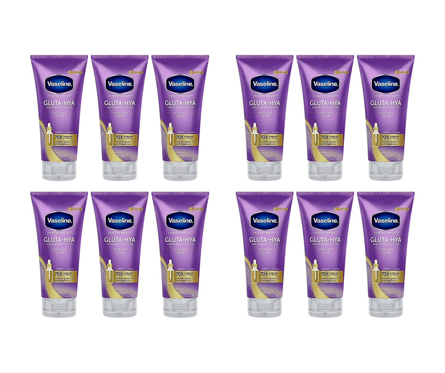 Vaseline Gluta-Hya Serum Burst Lotion Spotless Glow