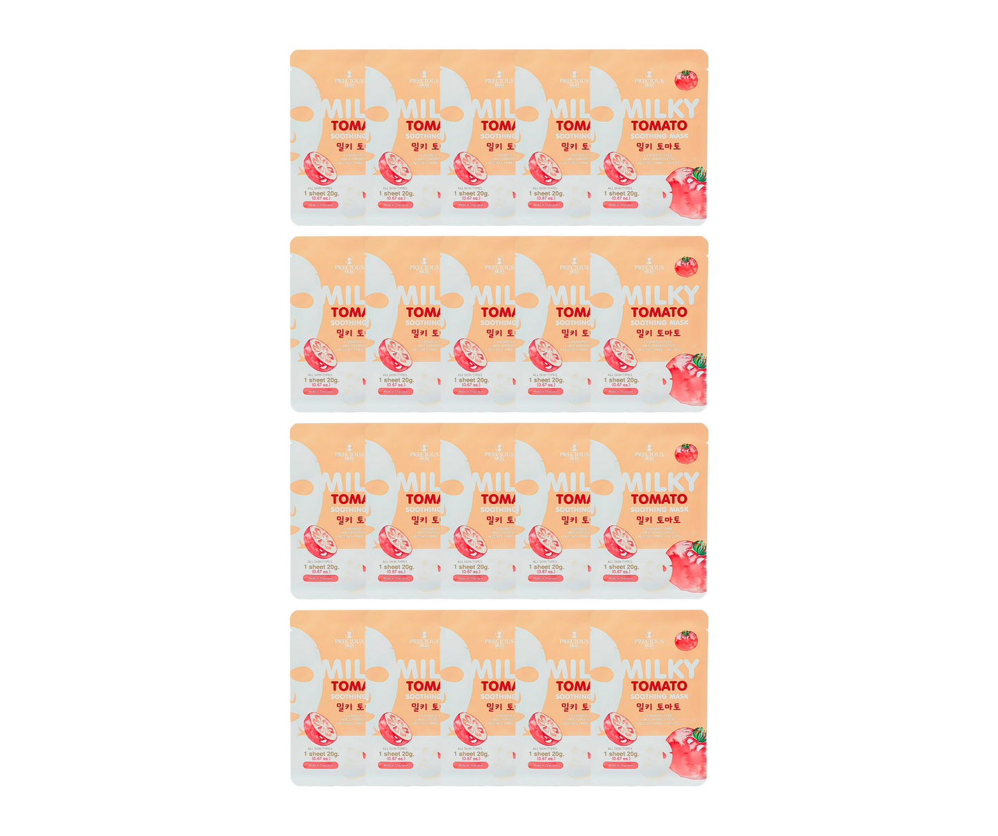 Precious Skin Milky Tomato Soothing Mask