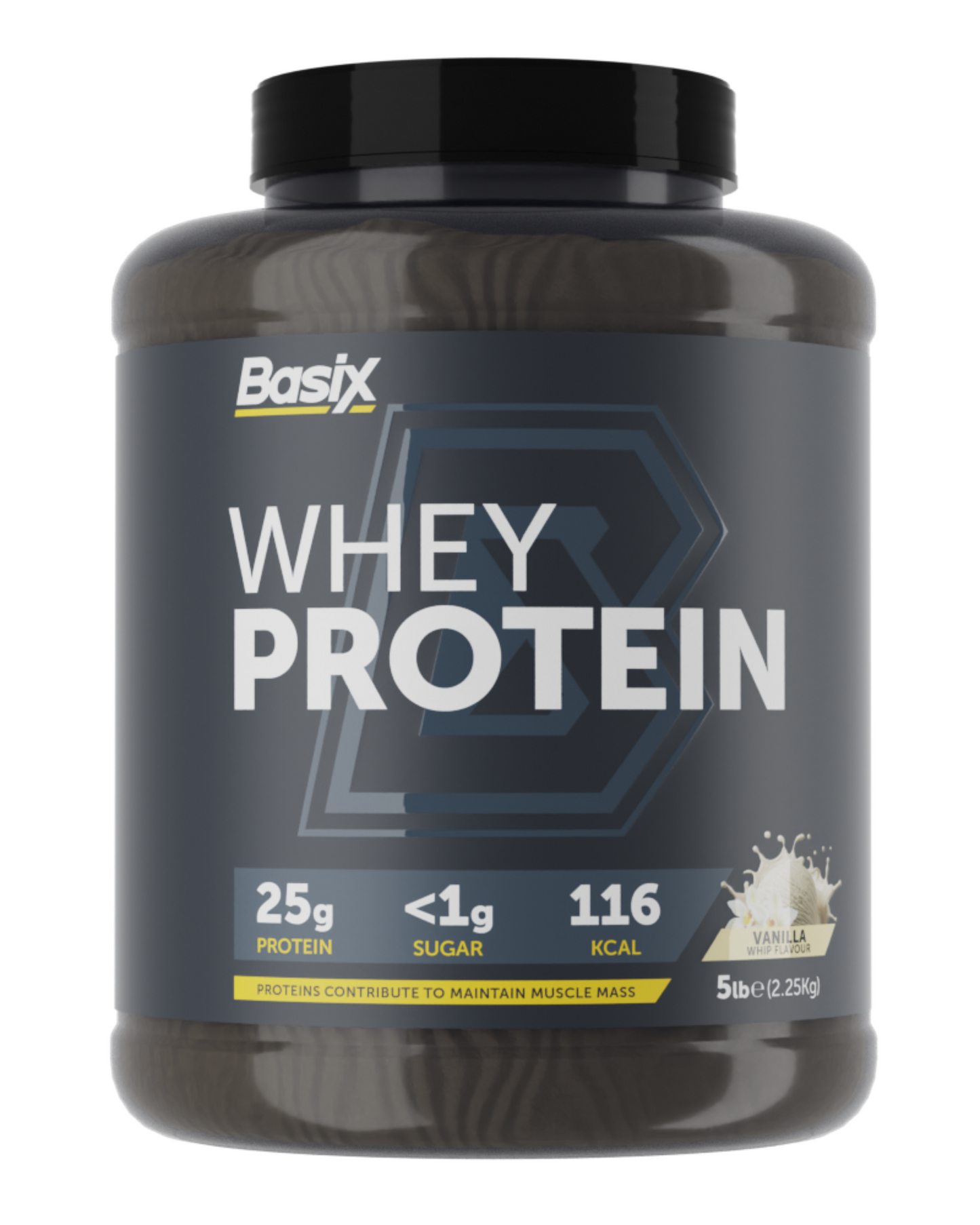 Basix Whey Protein 1LB & 5LB