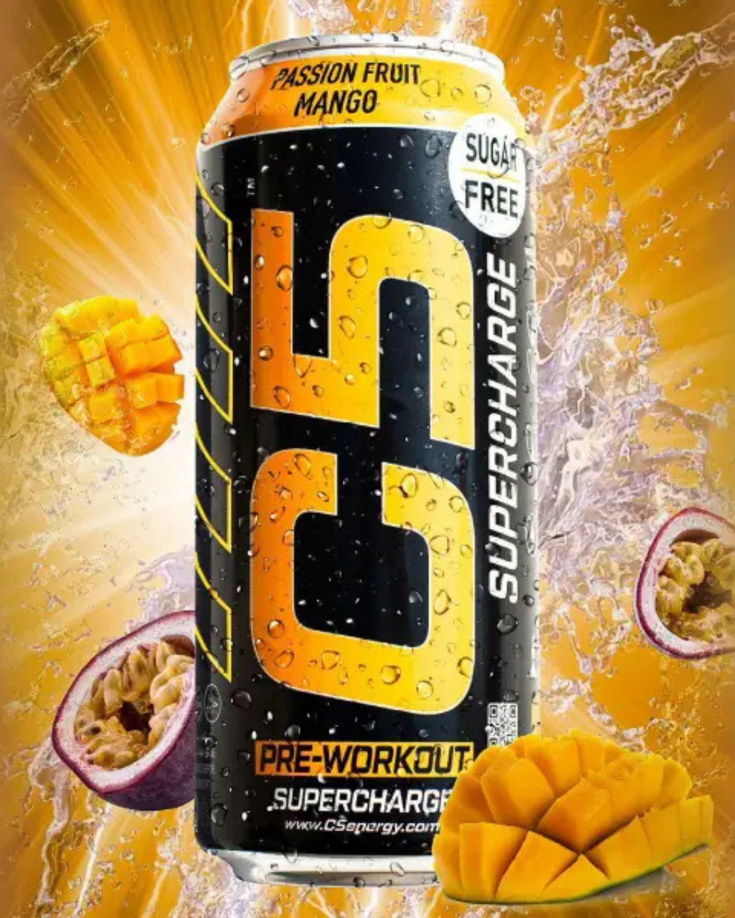 C5 Pre-Workout Supercharge Energy Drink 473ml