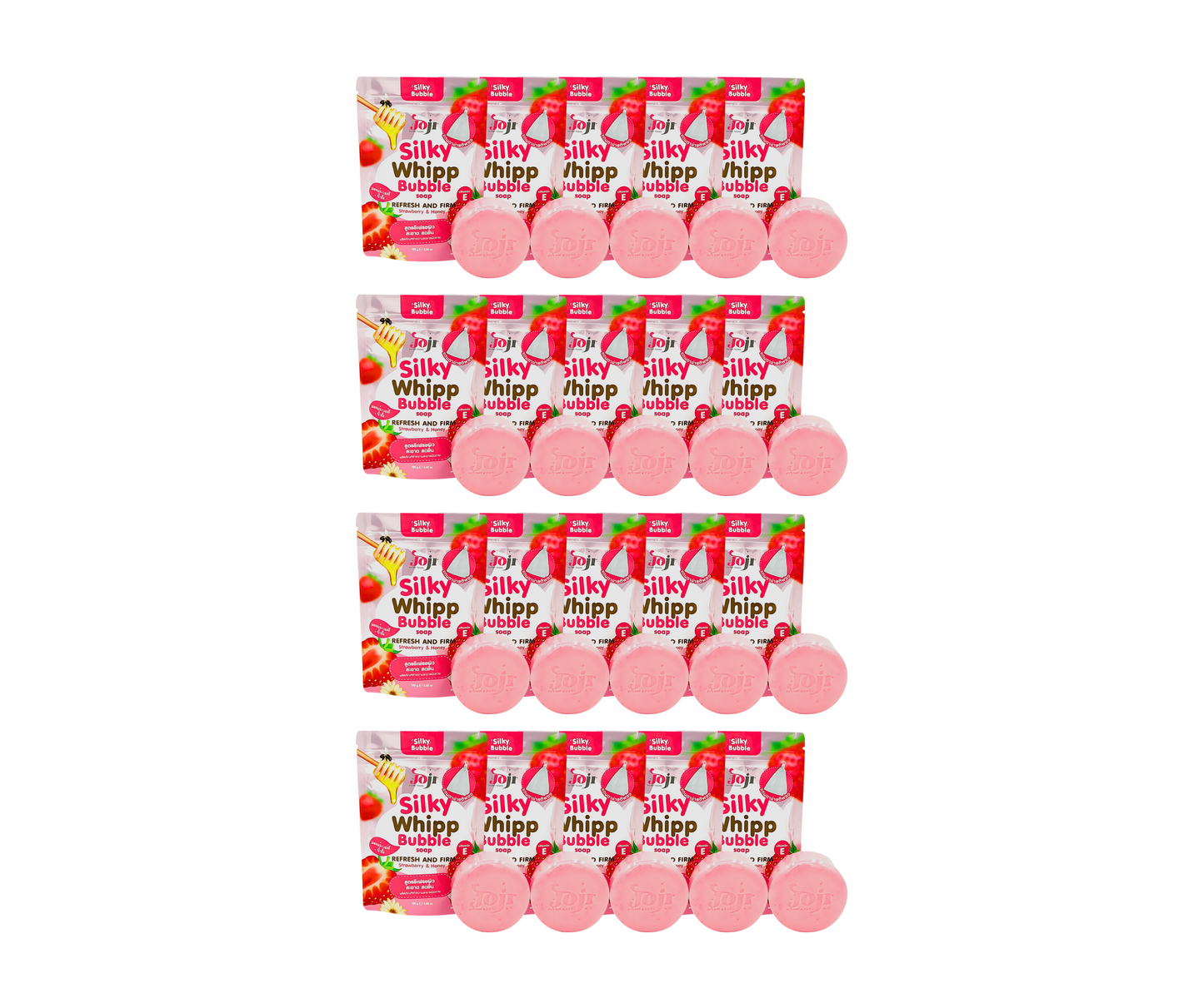Joji Secret Young Silky Whipp Bubble Soap Refresh & Firm Strawberry & Honey