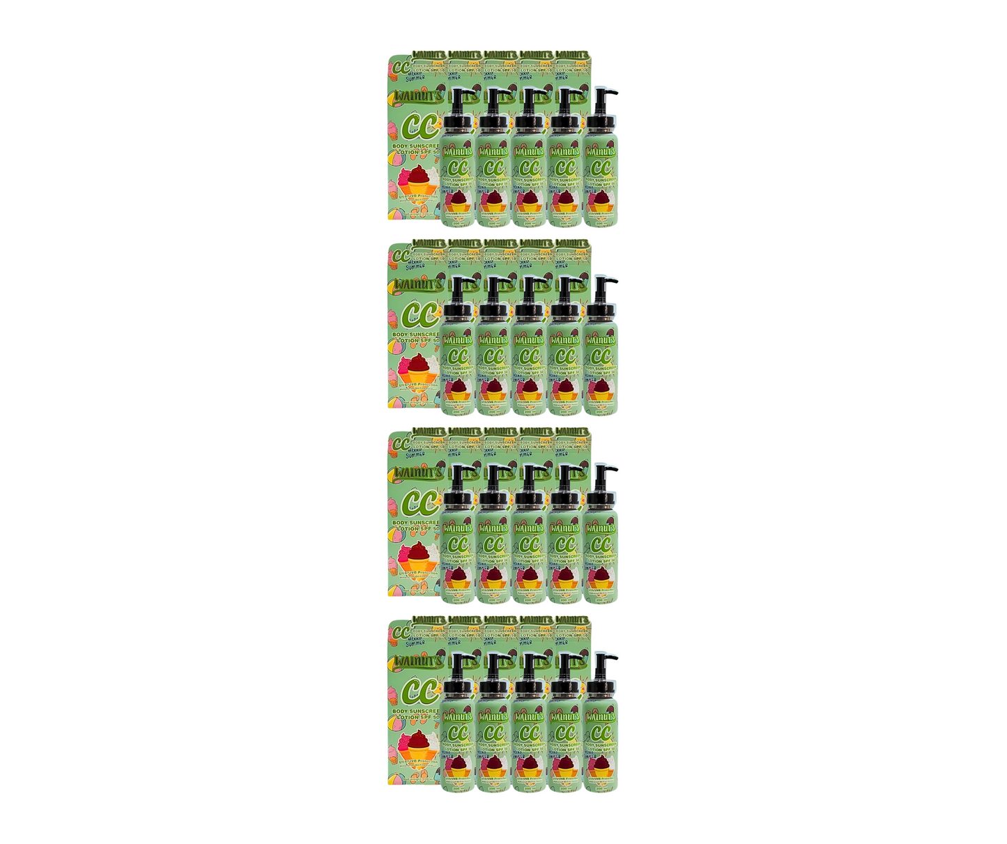 Walnuts CC Body Sunscreen Lotion SPF 50 (green)