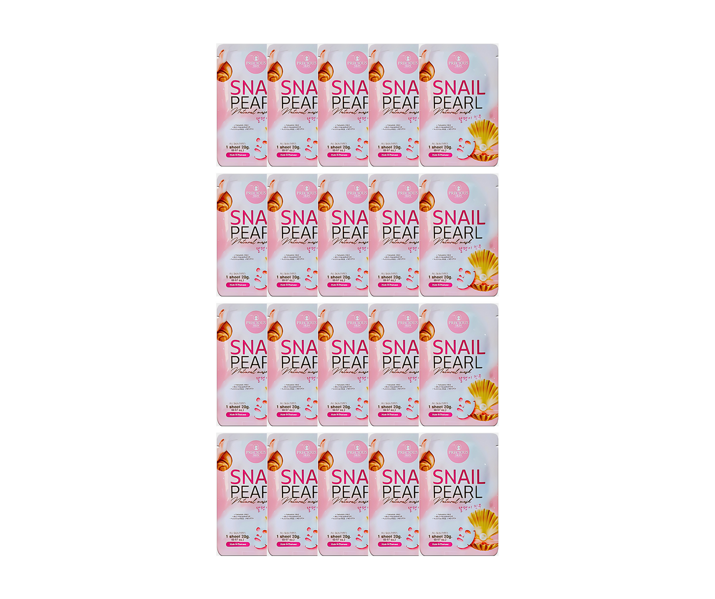 Precious Skin Snail Pearl Natural Mask