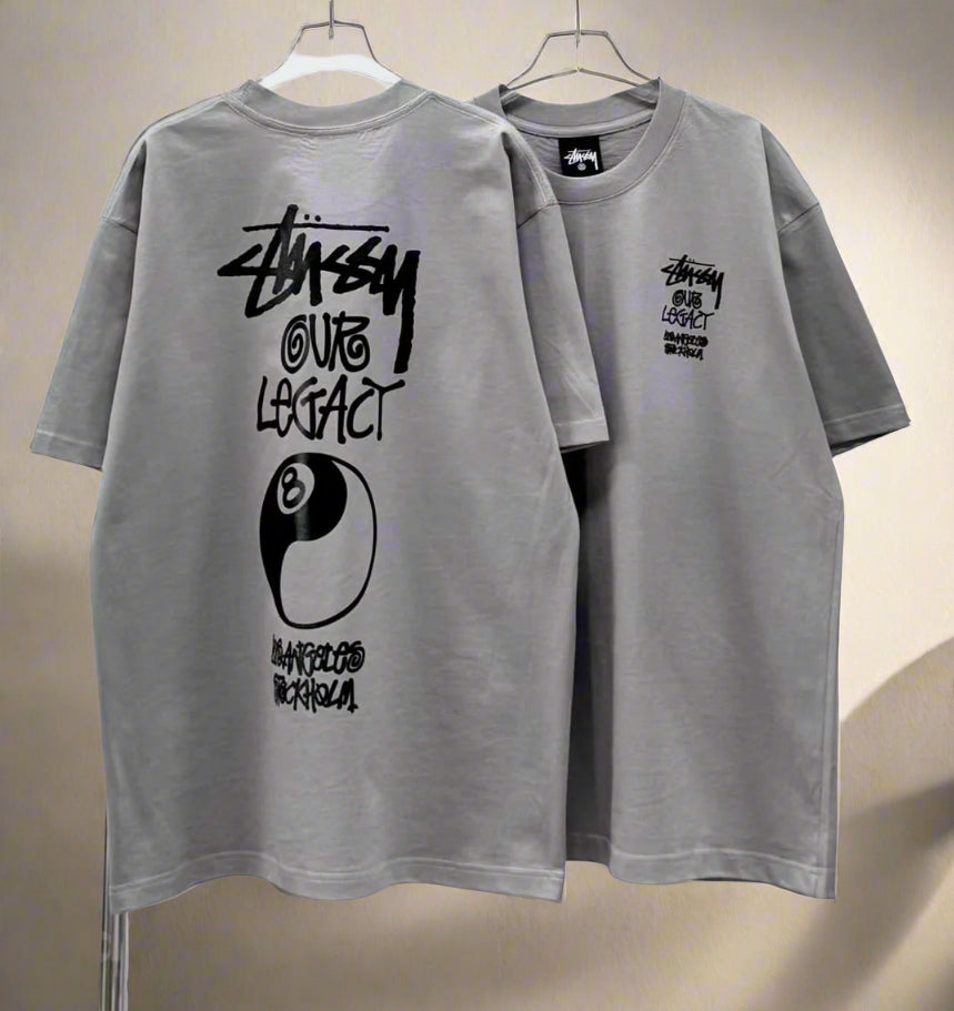 Stussy (8 Ball) POM, Casual T-shirt, Unisex