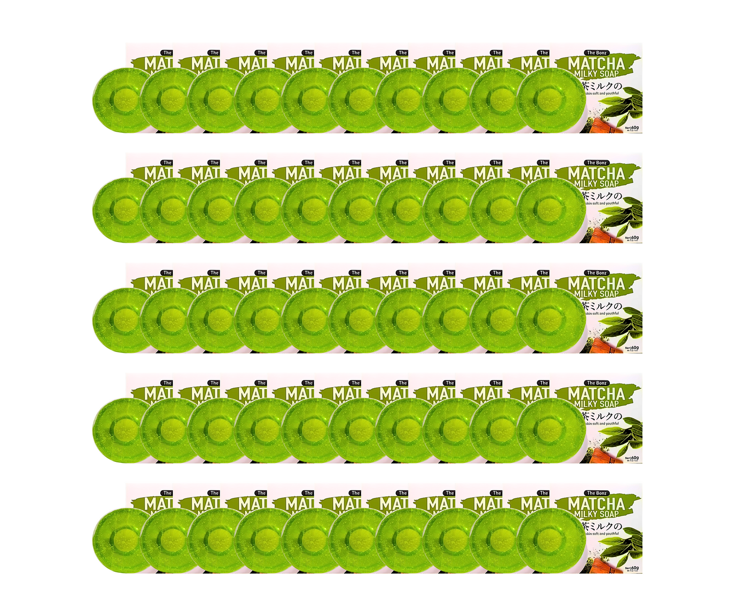 The Bonz Matcha Milky Soap
