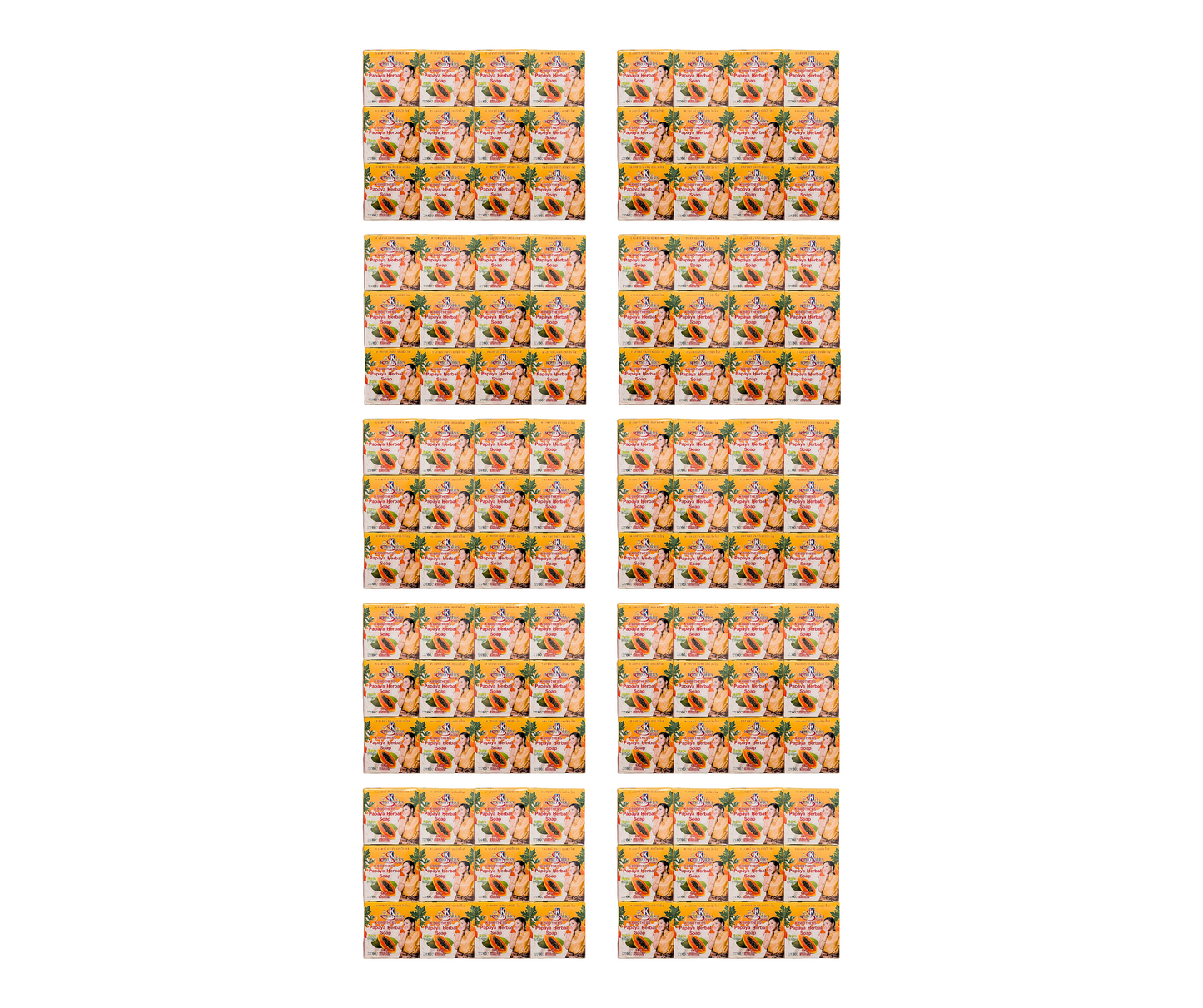 K Brothers Papaya Herbal Soap x12, 60g
