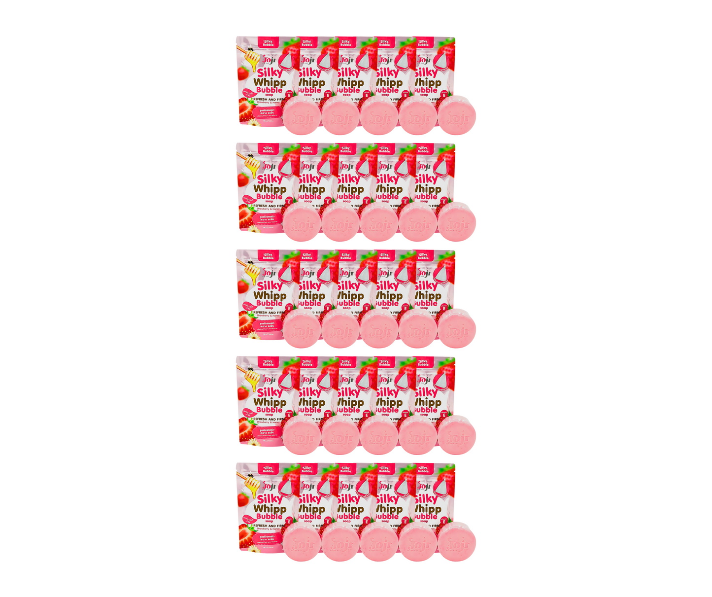 Joji Secret Young Silky Whipp Bubble Soap Refresh & Firm Strawberry & Honey