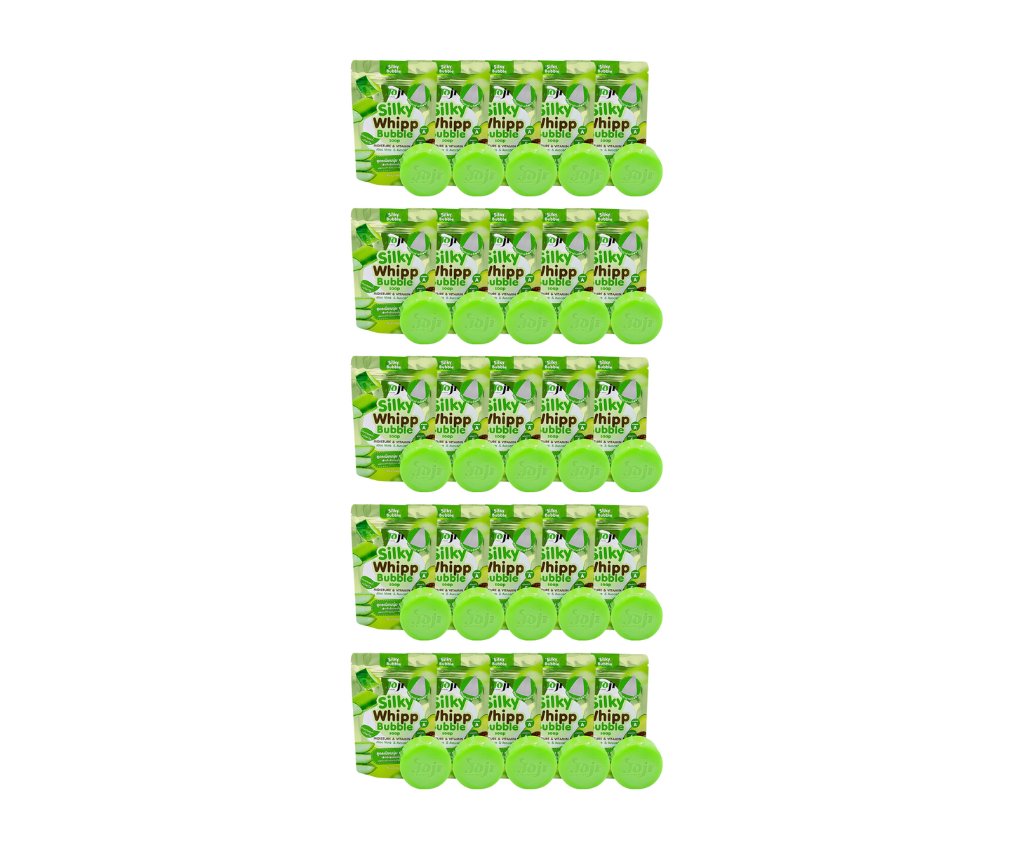 Joji Secret Young Silky Whipp Bubble Soap Moisture & Vit E Aloe Vera & Avocado