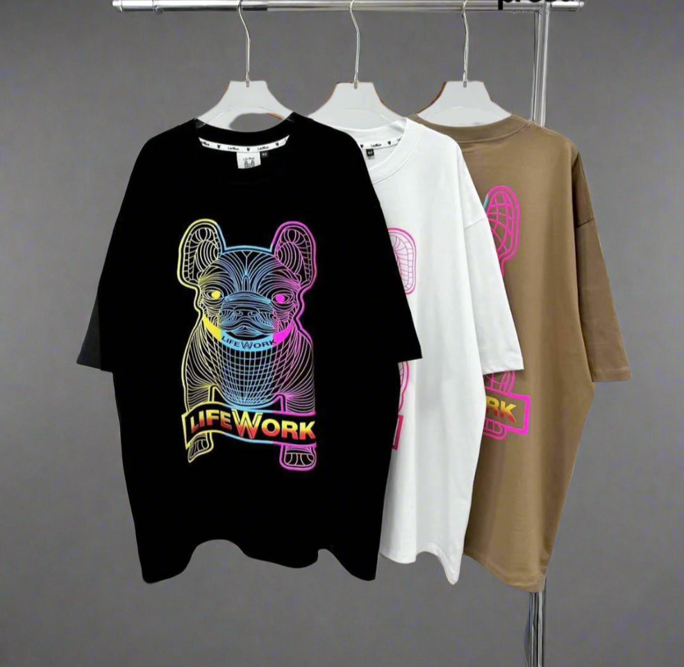 Life Work POM, Casual T-shirt, Unisex