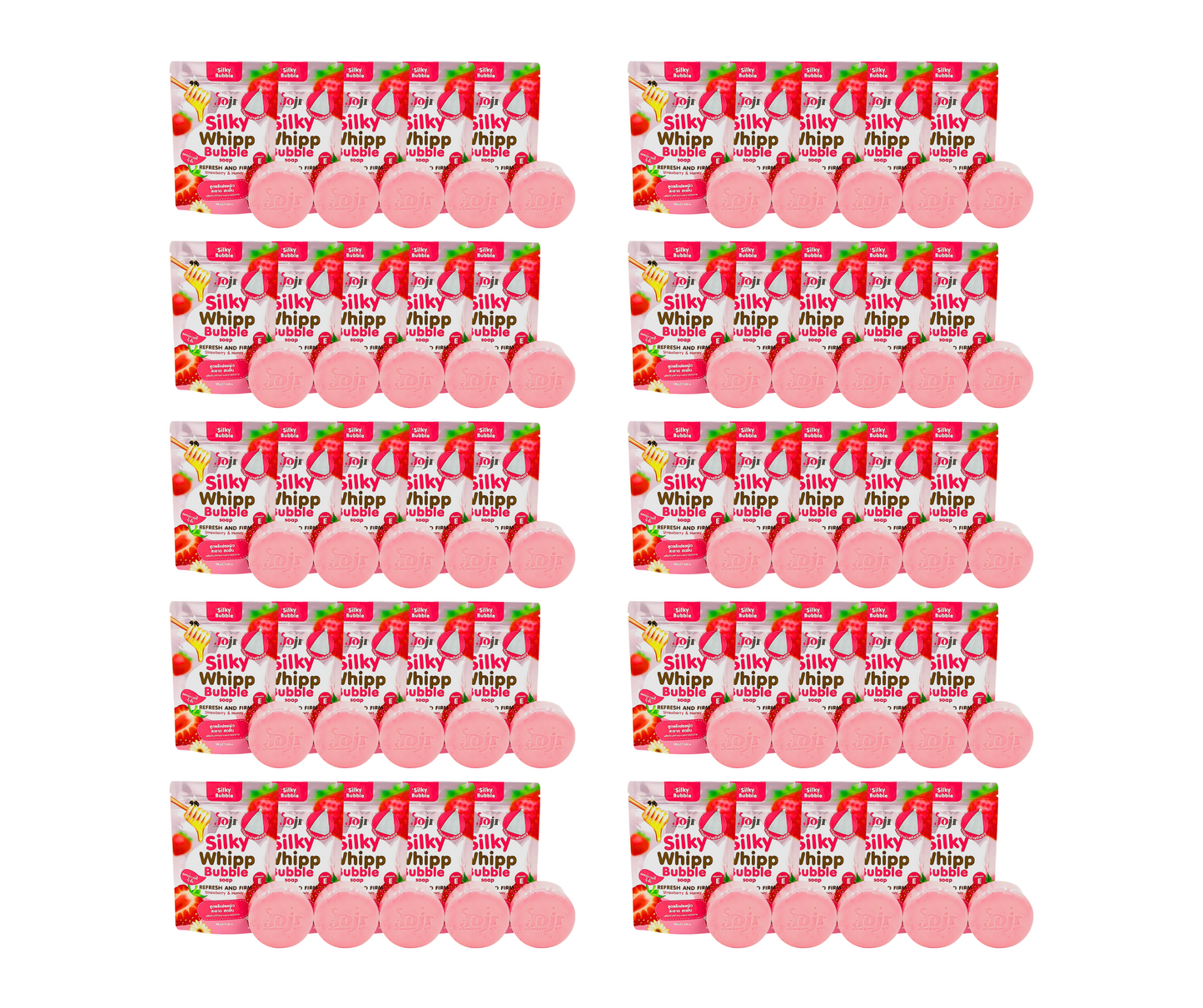 Joji Secret Young Silky Whipp Bubble Soap Refresh & Firm Strawberry & Honey