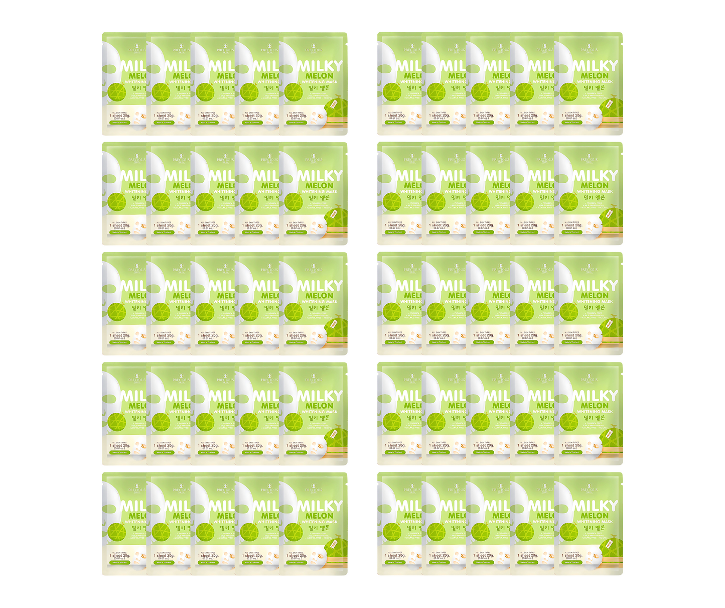 Precious Skin Milky Melon Whitening Mask