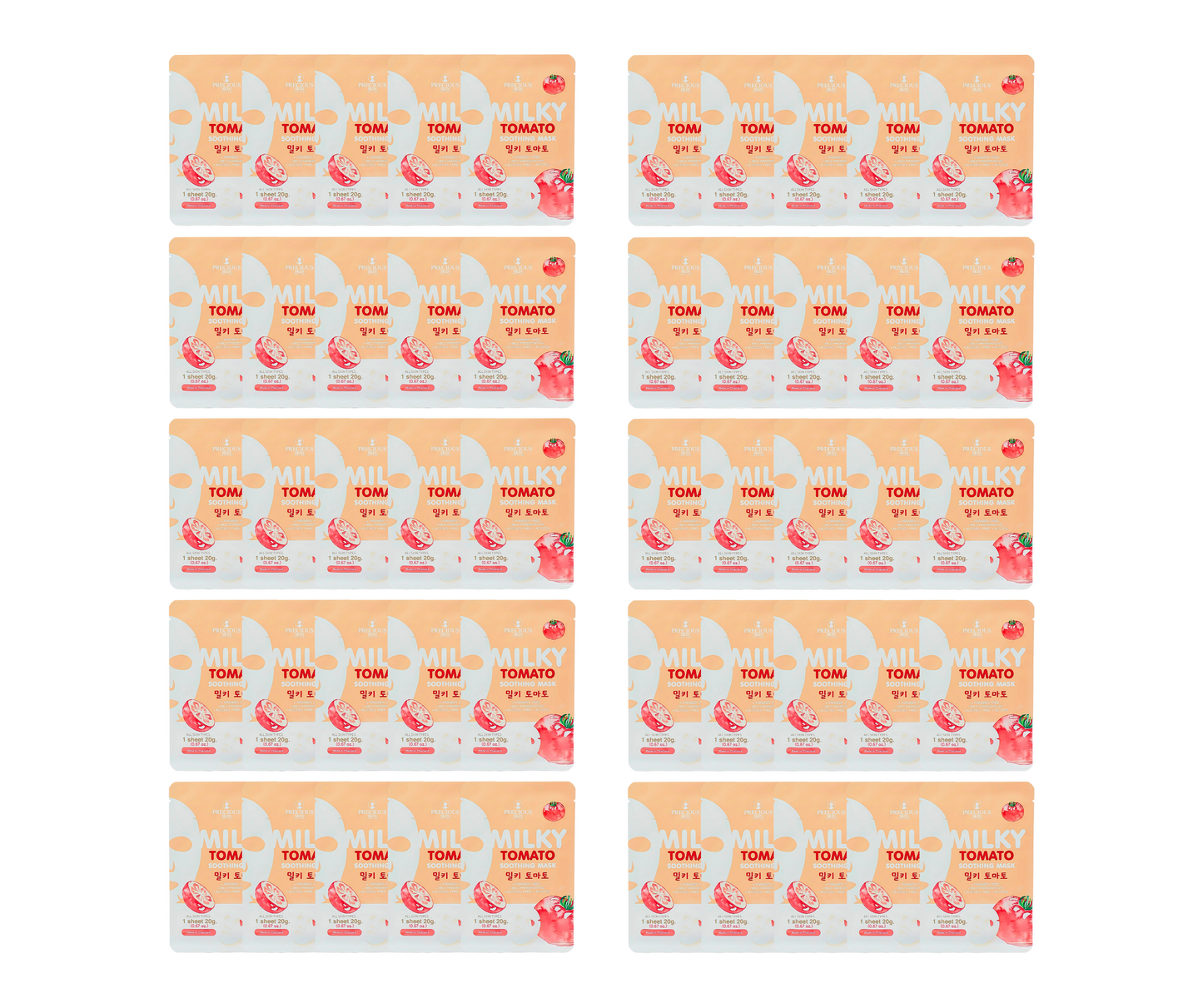 Precious Skin Milky Tomato Soothing Mask