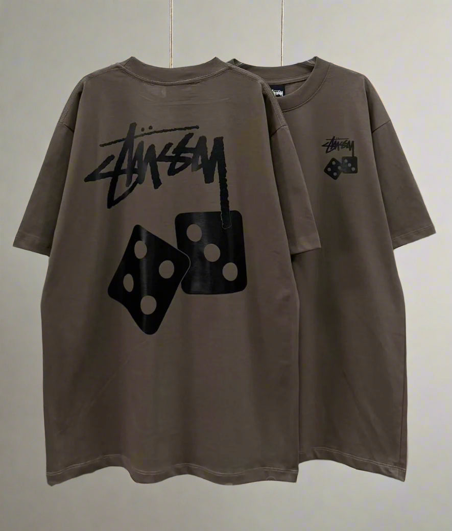 Stussy Dice POM, Casual T-shirt, Unisex