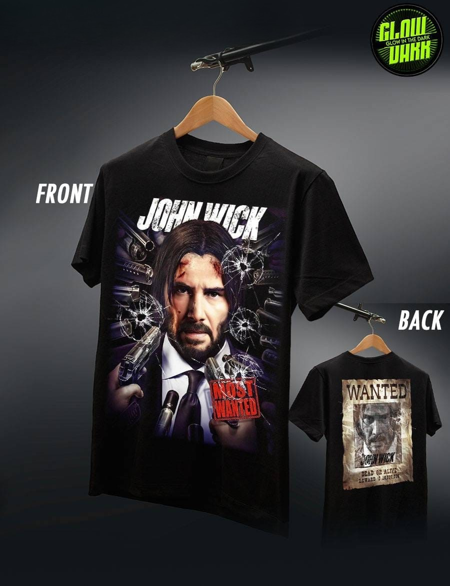 John Wick Wanted , Unisex (Glow in the Dark)