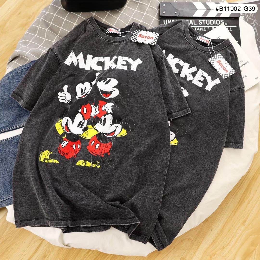 Mickey Mouse, Acid Wash, Unisex