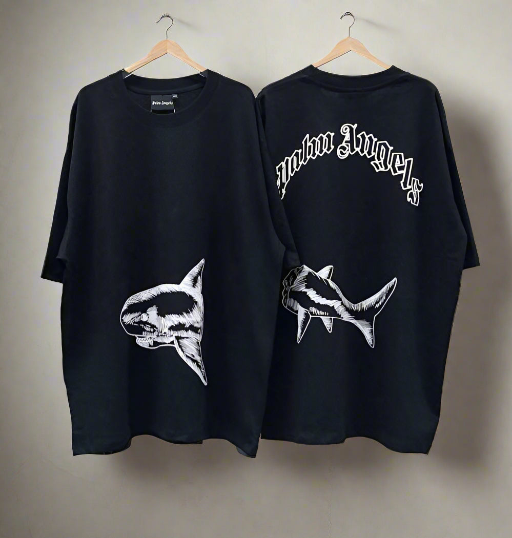 Palm Angels (Shark) POM, Casual T-shirt, Unisex