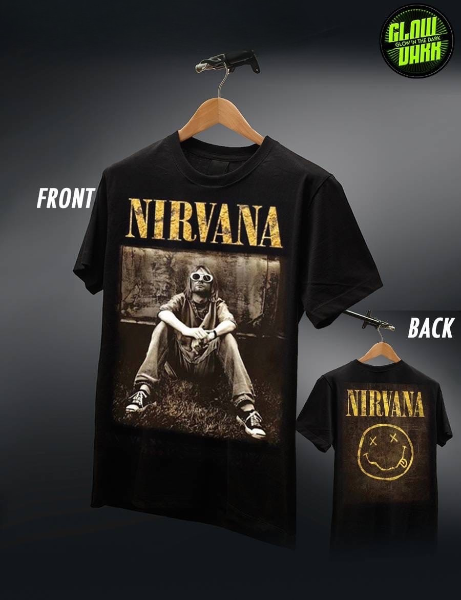 Nirvana Kurt Cobain, Unisex (Glow in the Dark)