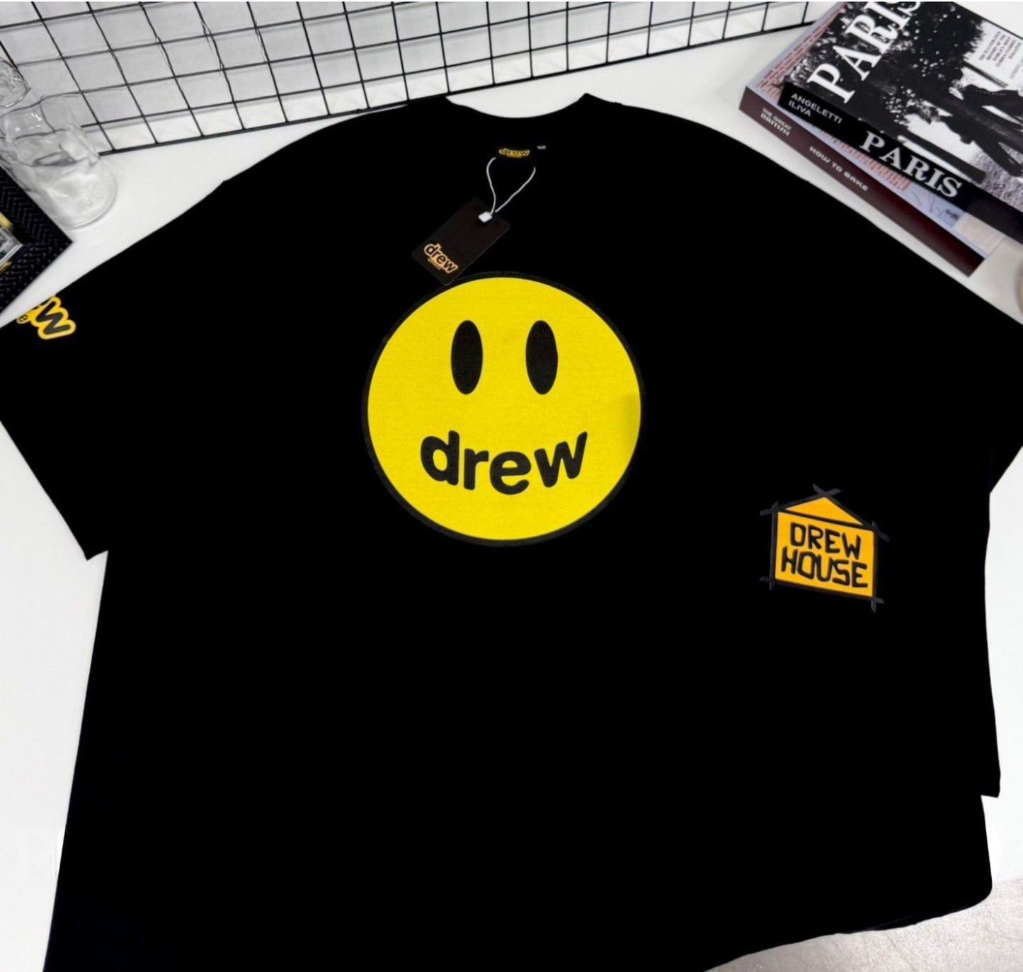 Drew House POM, Casual T-shirt, Unisex