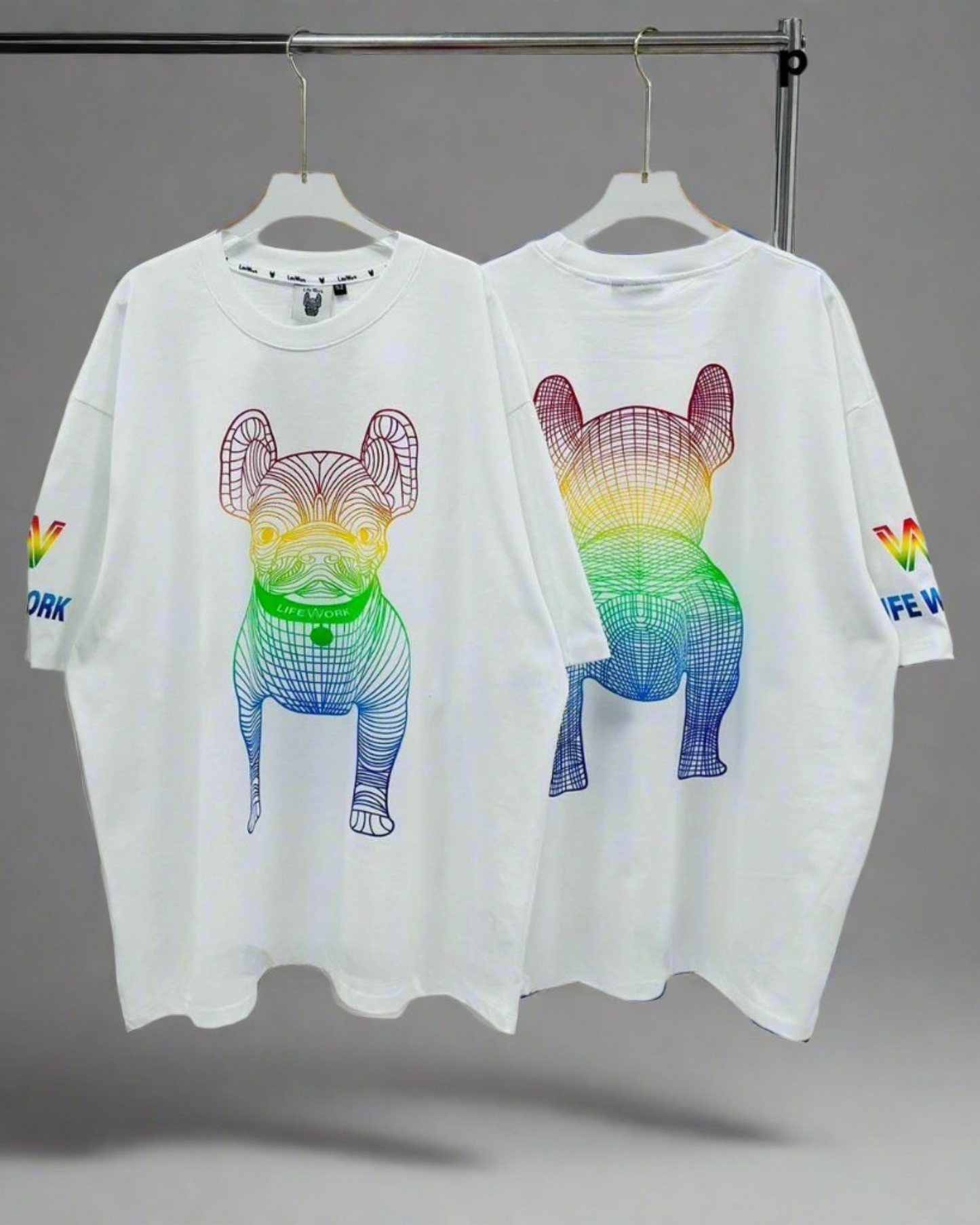 Life Work POM, Casual T-shirt, Unisex