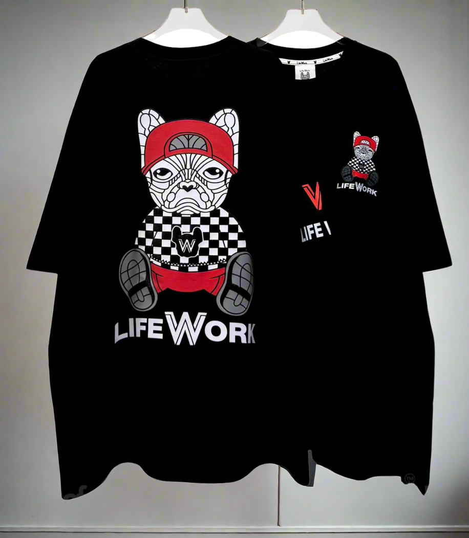 Life Work POM, Casual T-shirt, Unisex