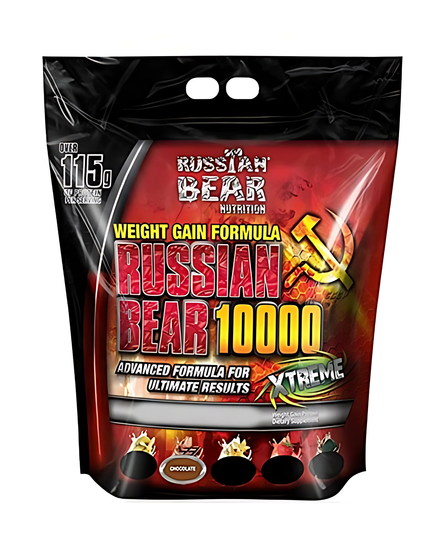 Russian Bear Nutrition 10000 Weight Gainer Xtreme-Chocolate 15lb