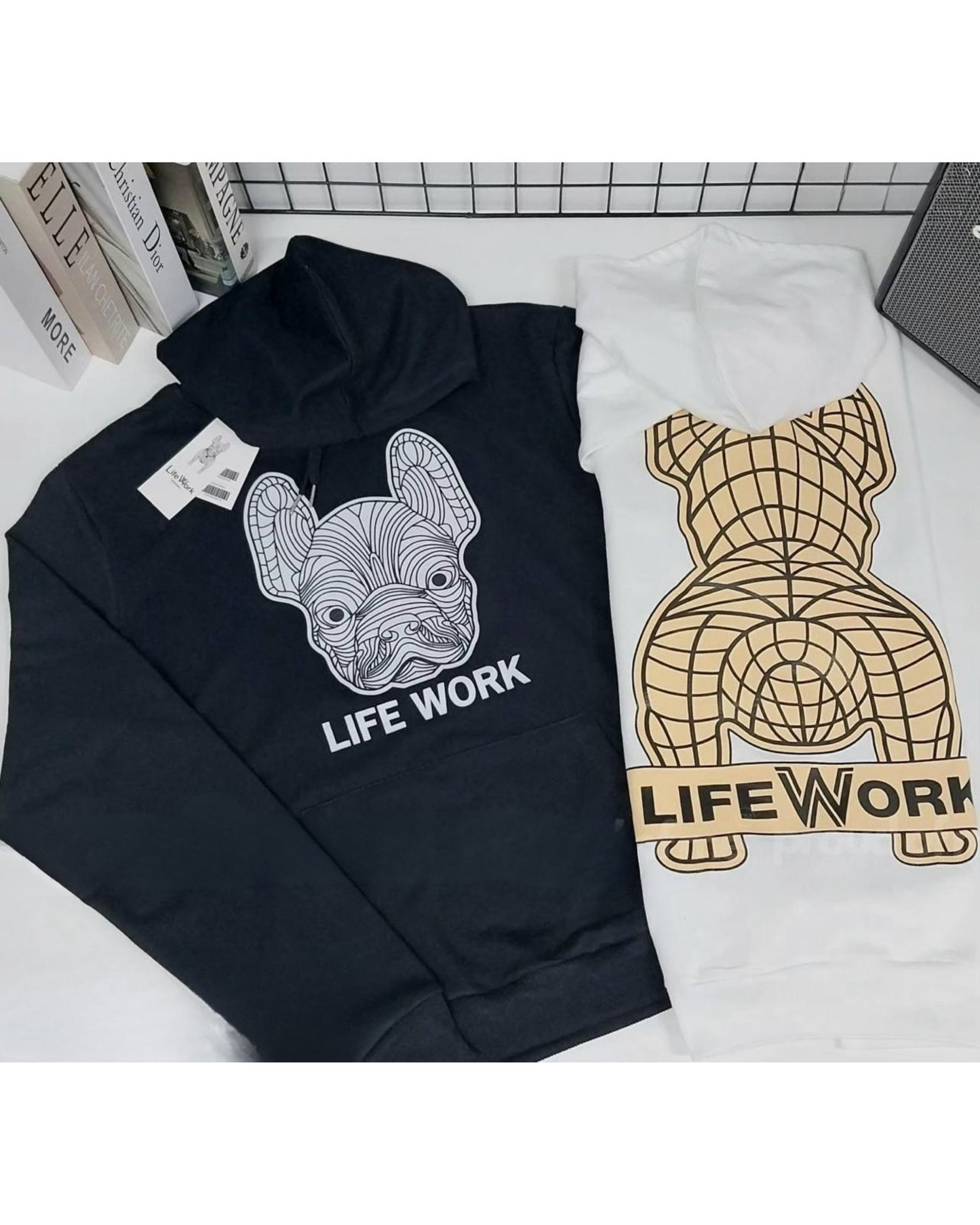 Life Work, POM Hoodie, Unisex