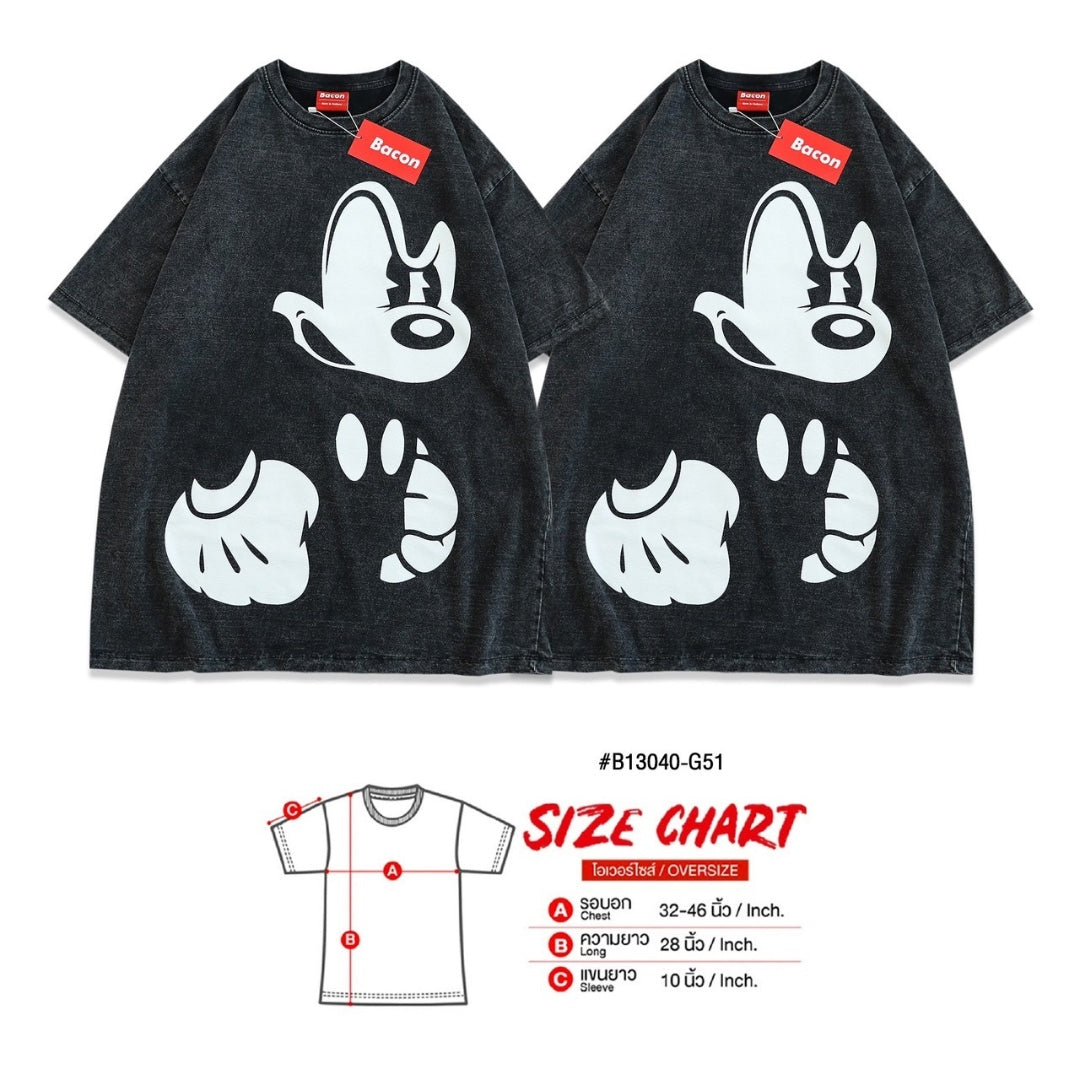 Mickey Mouse, Acid Wash, UniSex
