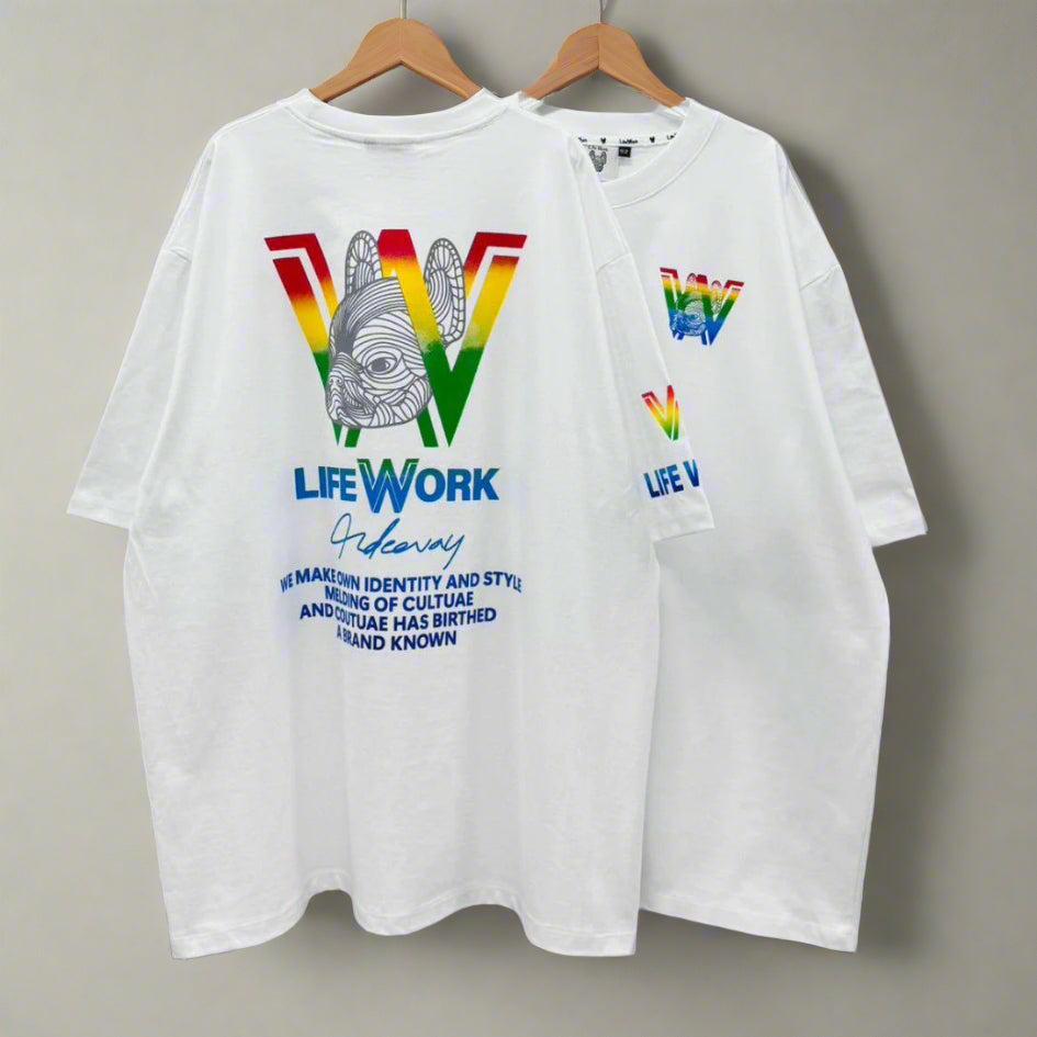 Life Work POM, Casual T-shirt, Unisex