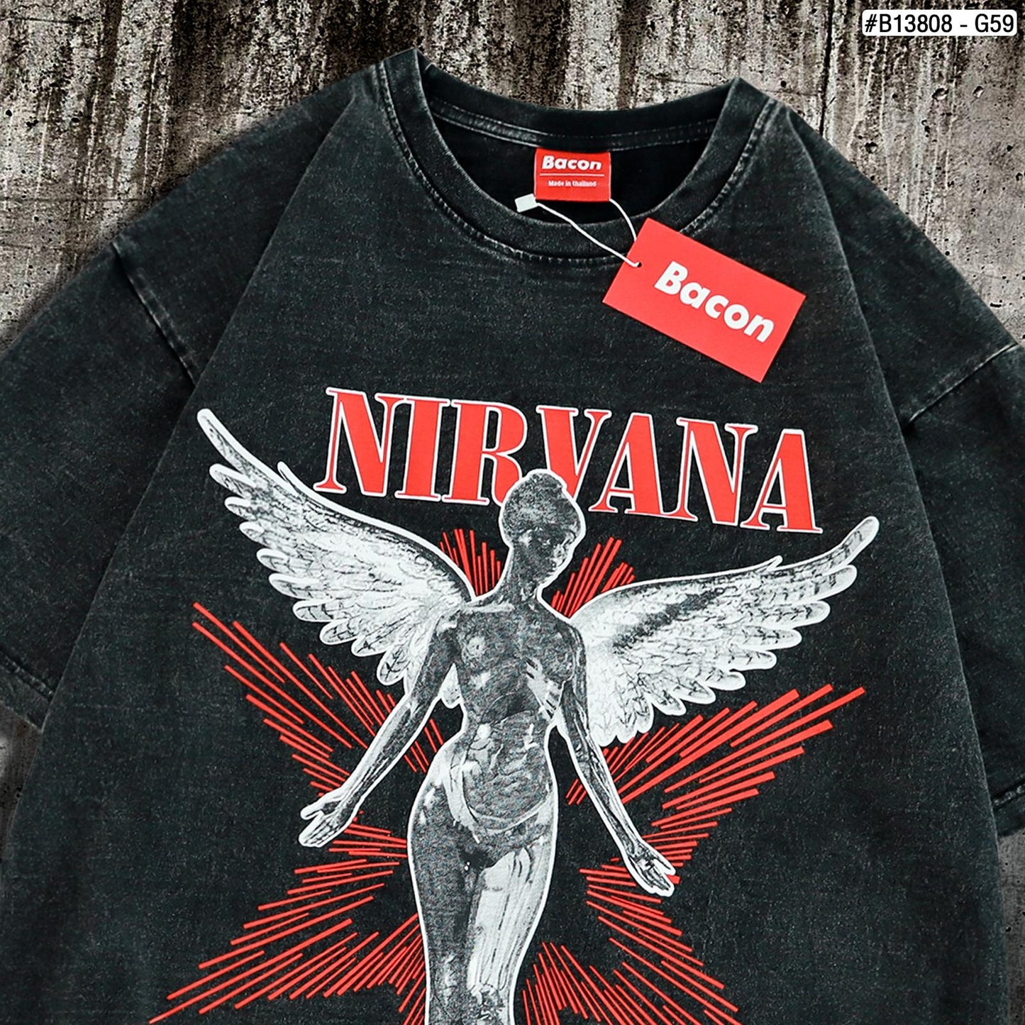 Nirvana, Acid Wash, Unisex